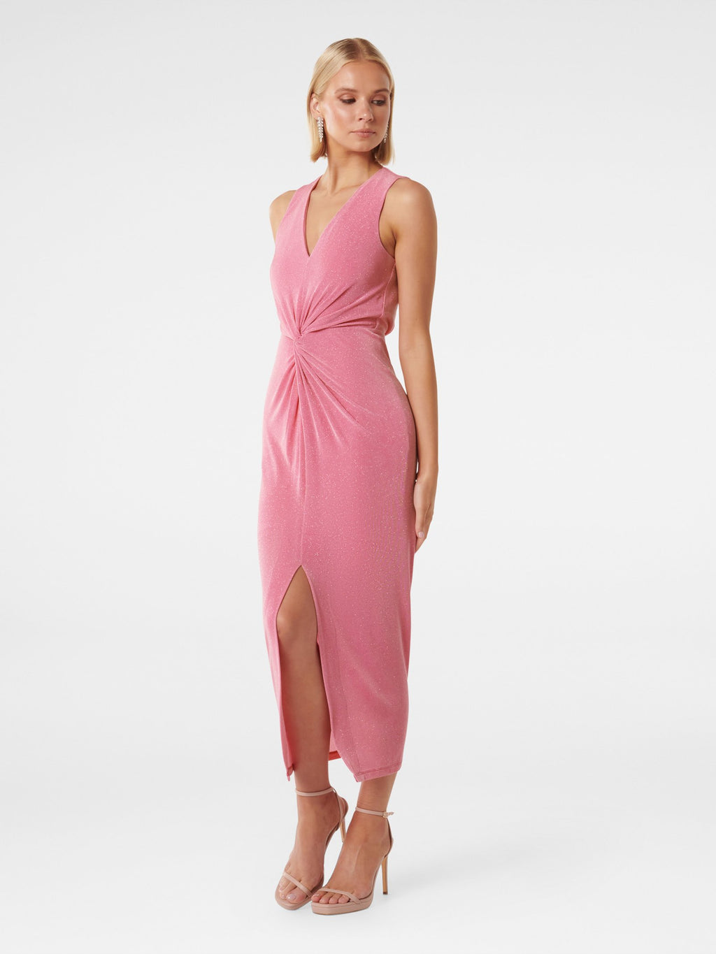 Cassie Glitter Midi Dress