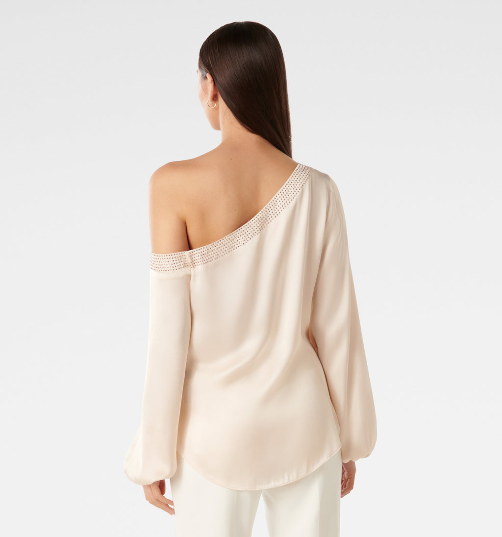 Anya Asymmetric Embellished Top