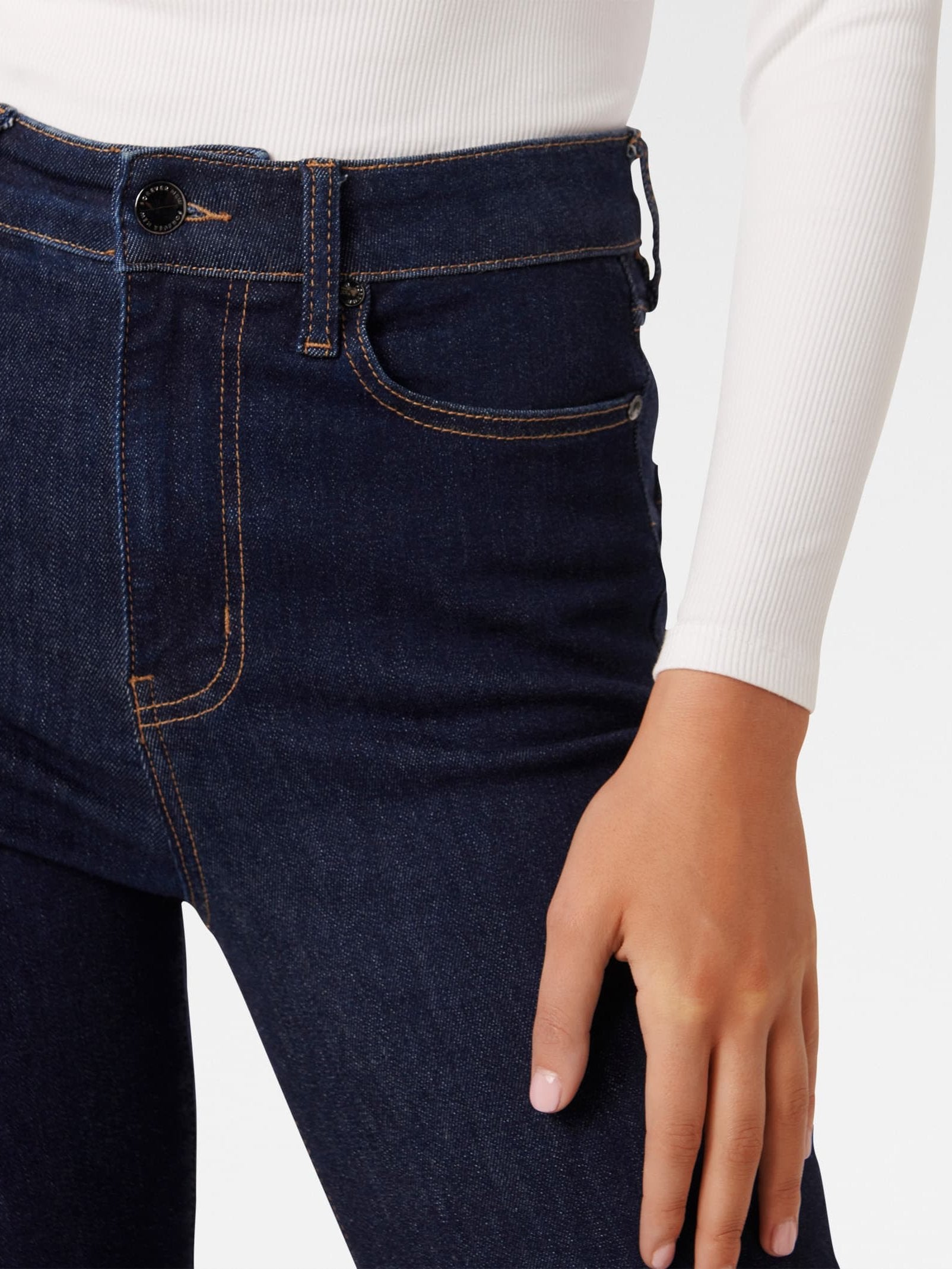 Demi Split Slim Jeans