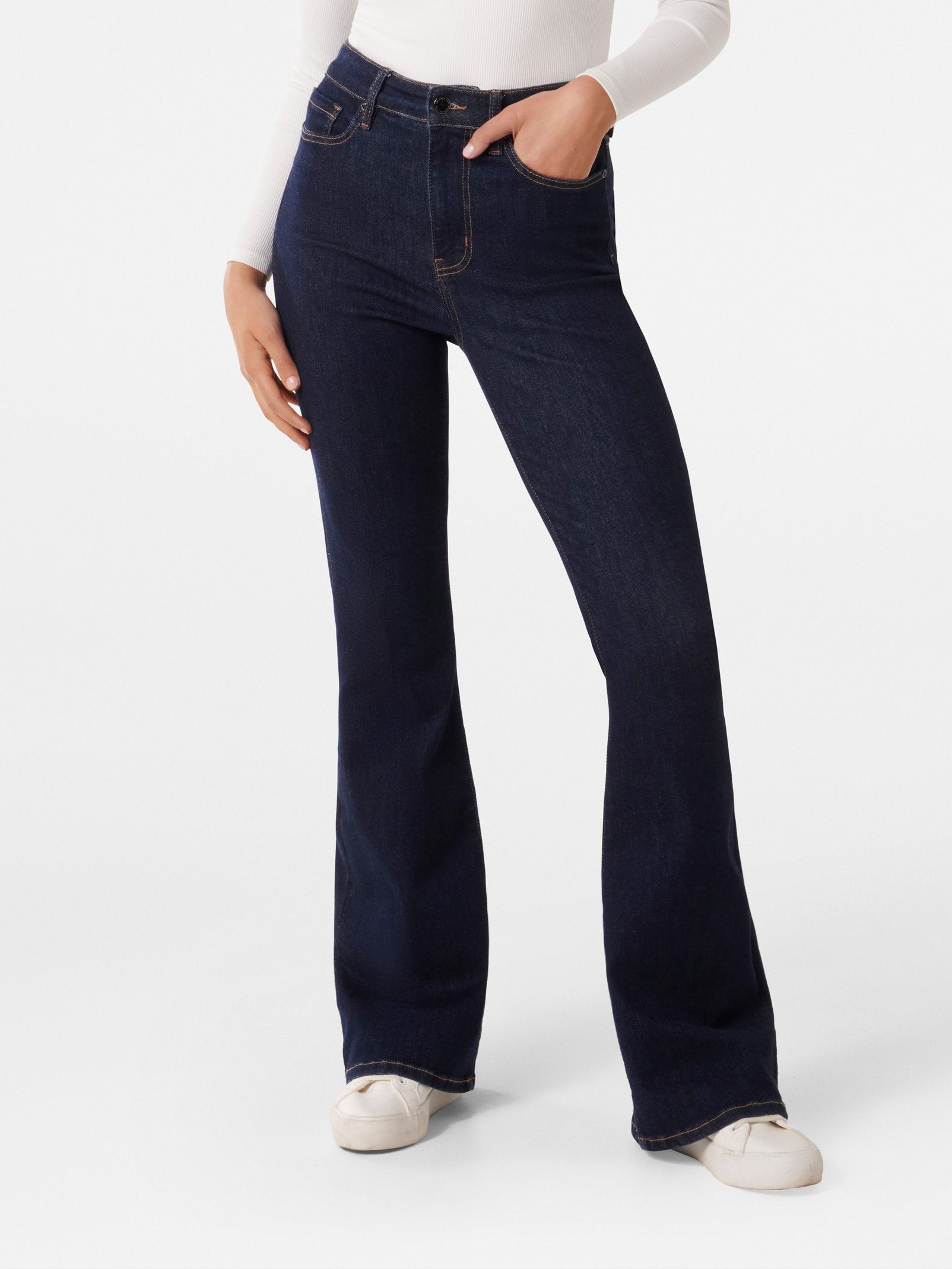 Demi Split Slim Jeans