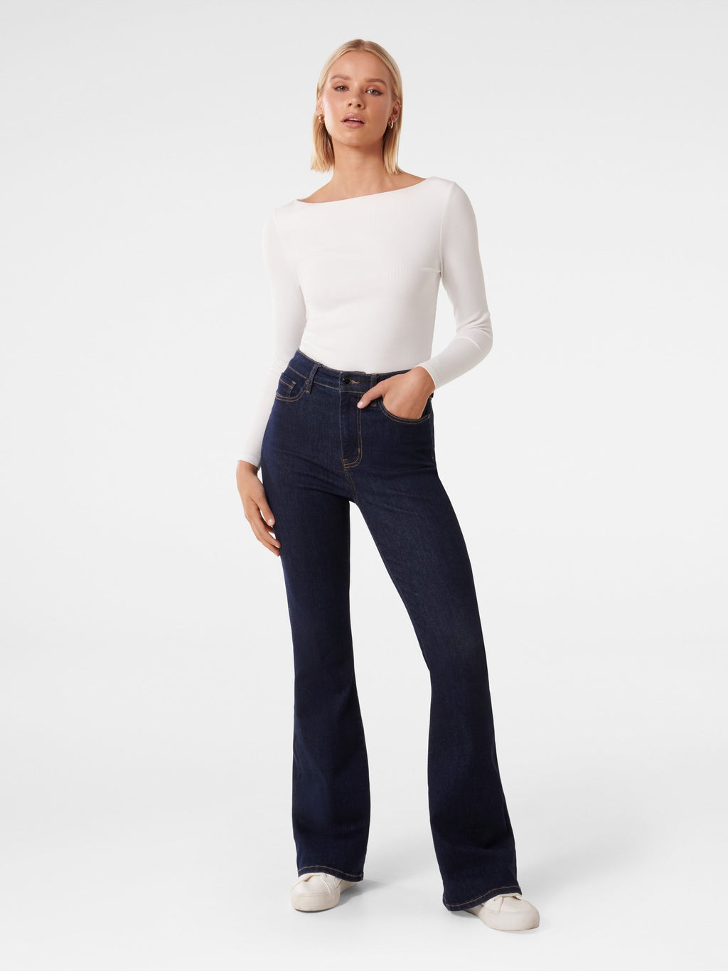Demi Split Slim Jeans