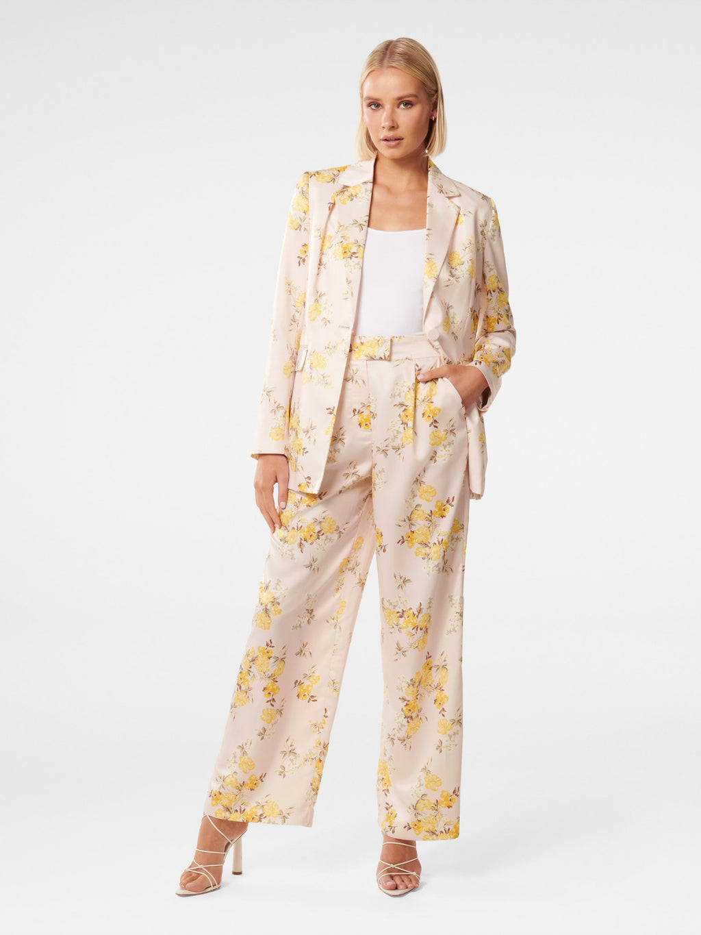 Alora Satin Wide Leg Pants