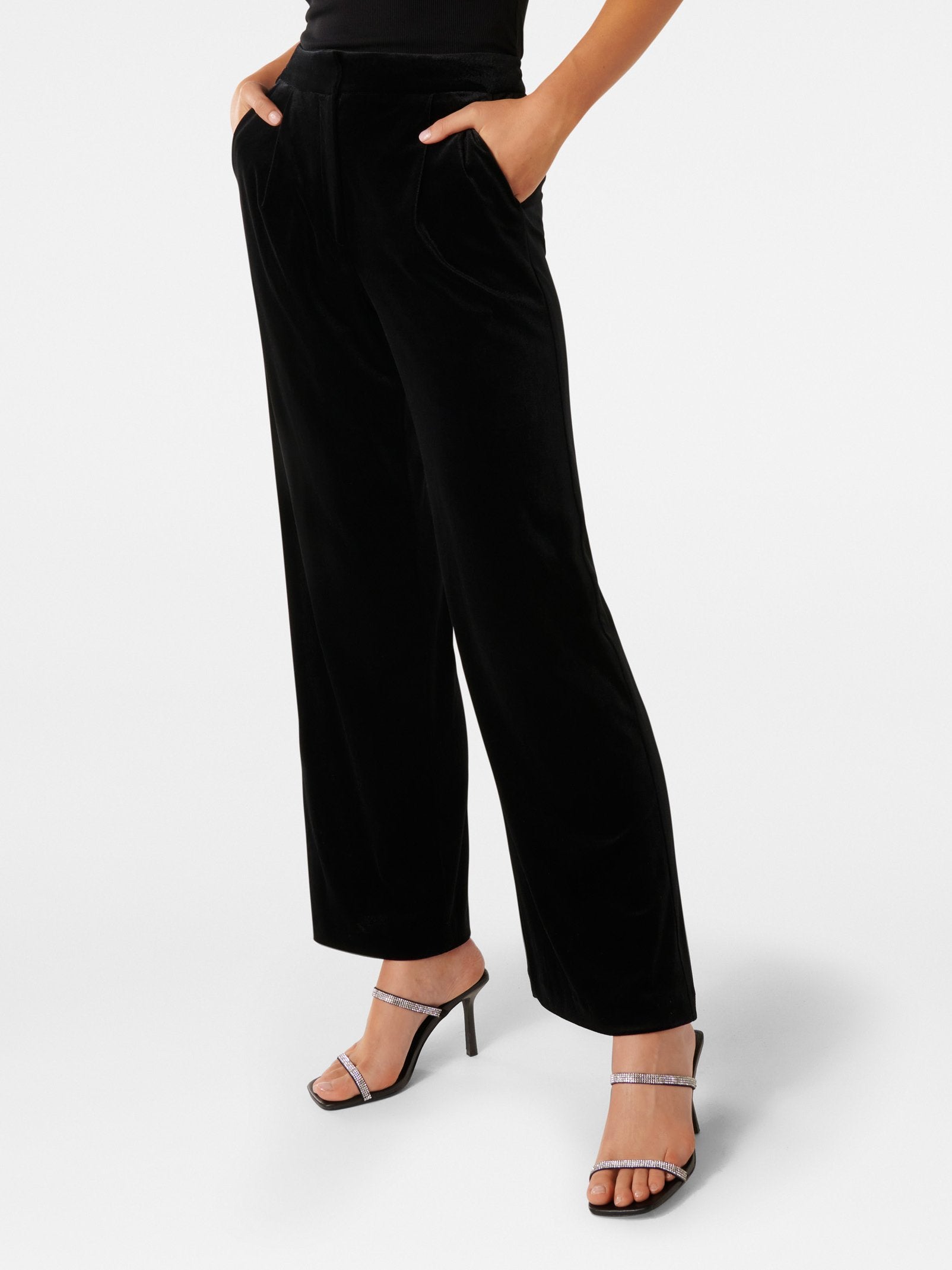 Vera Velvet Straight Leg Pant