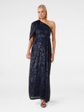 Liberty Wrap Cape Sequin Gown