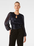 Ava Plisse High Neck Top