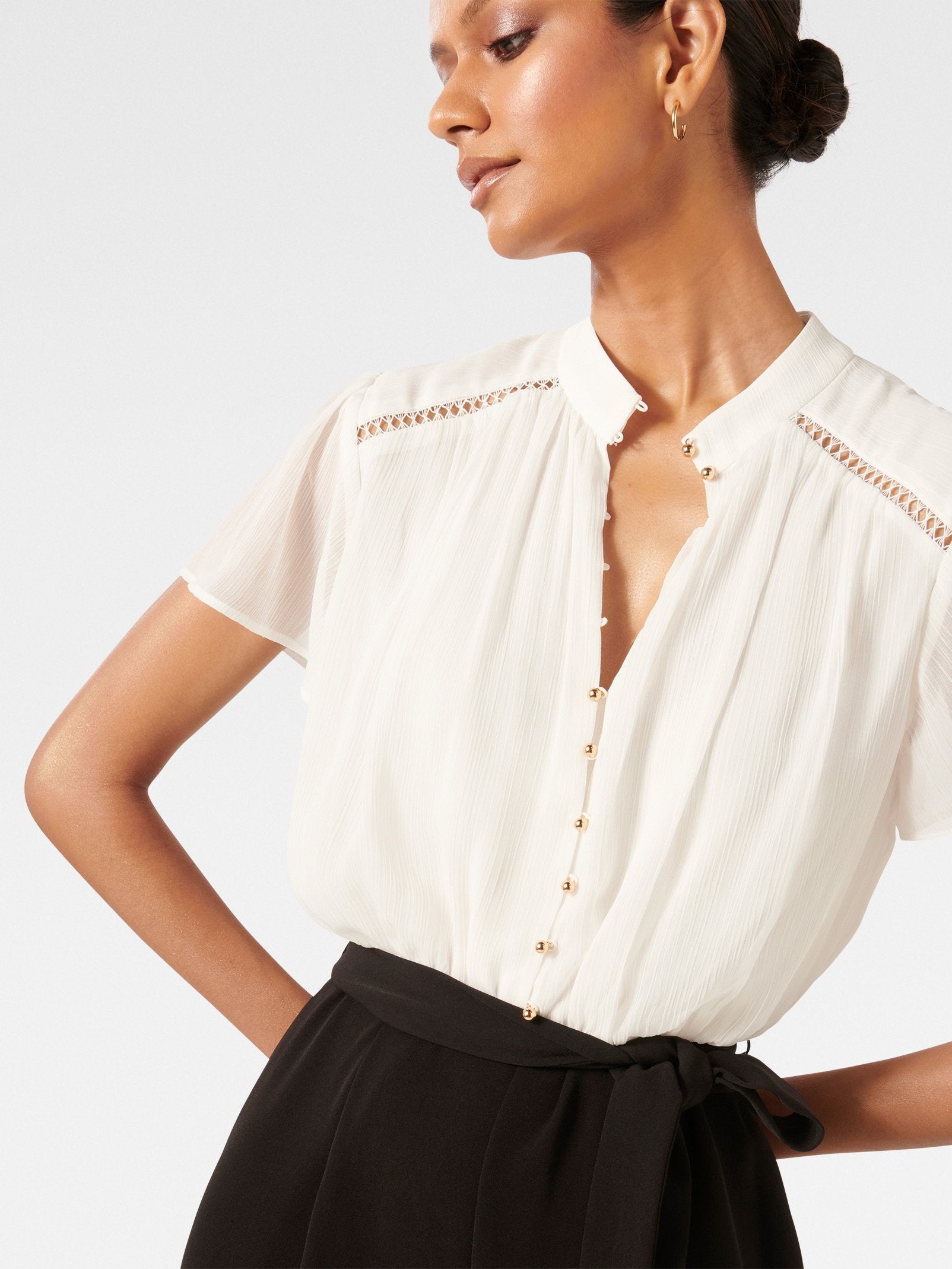 Mara Petite Flutter Jumpsuit