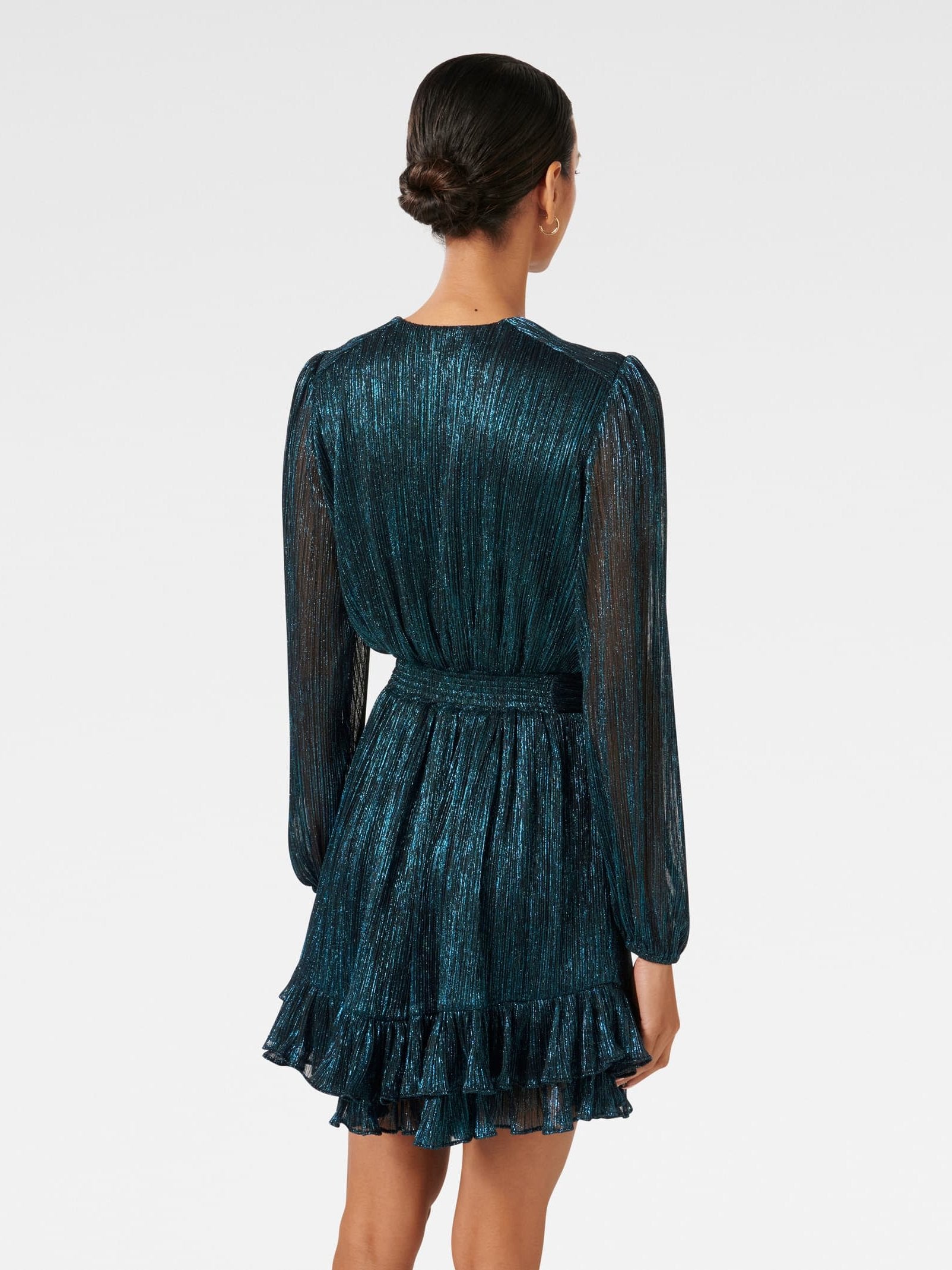 Goldie Petite Plisse Mini Dress
