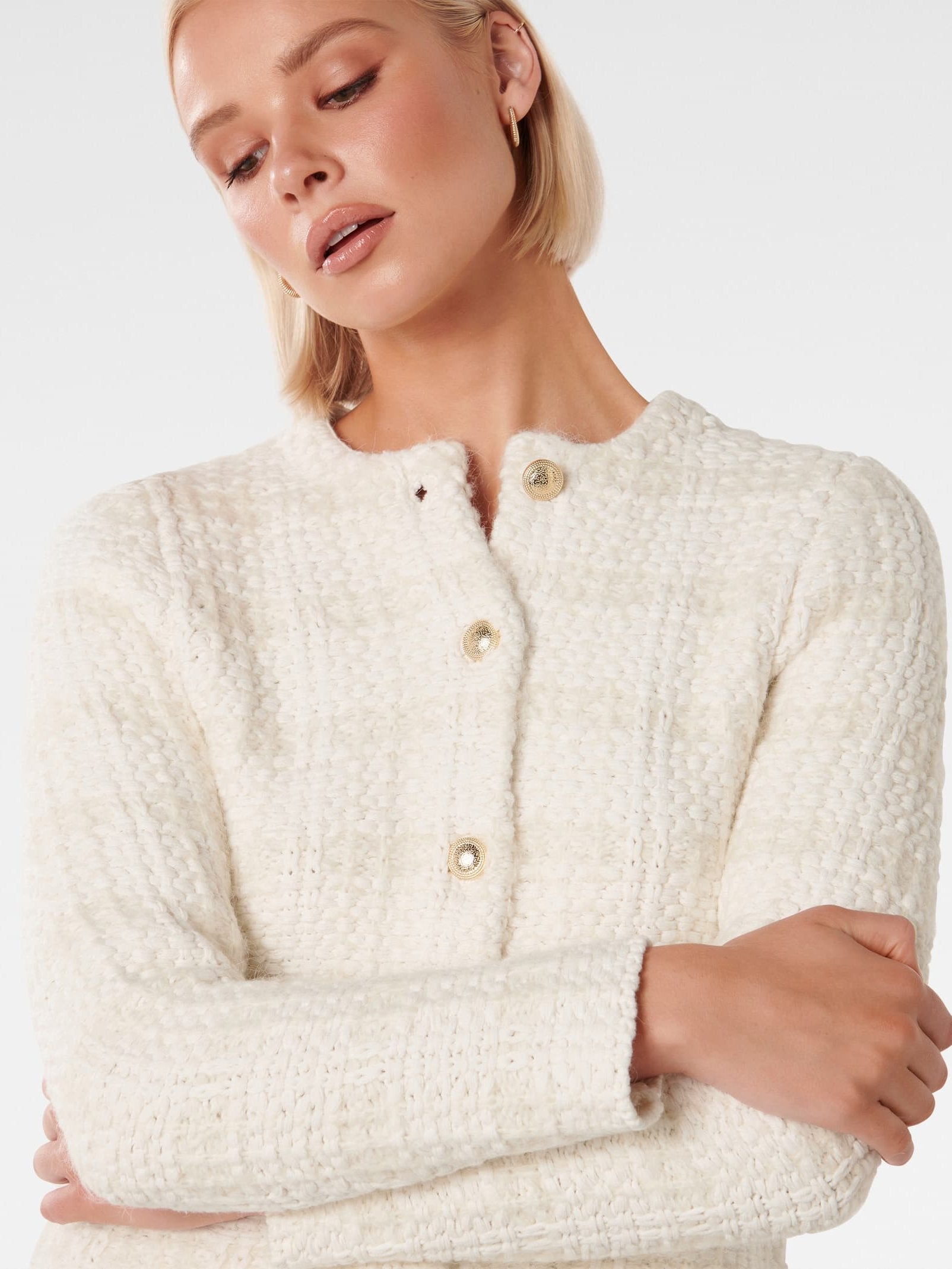 Amy Textured Knit Cardigan