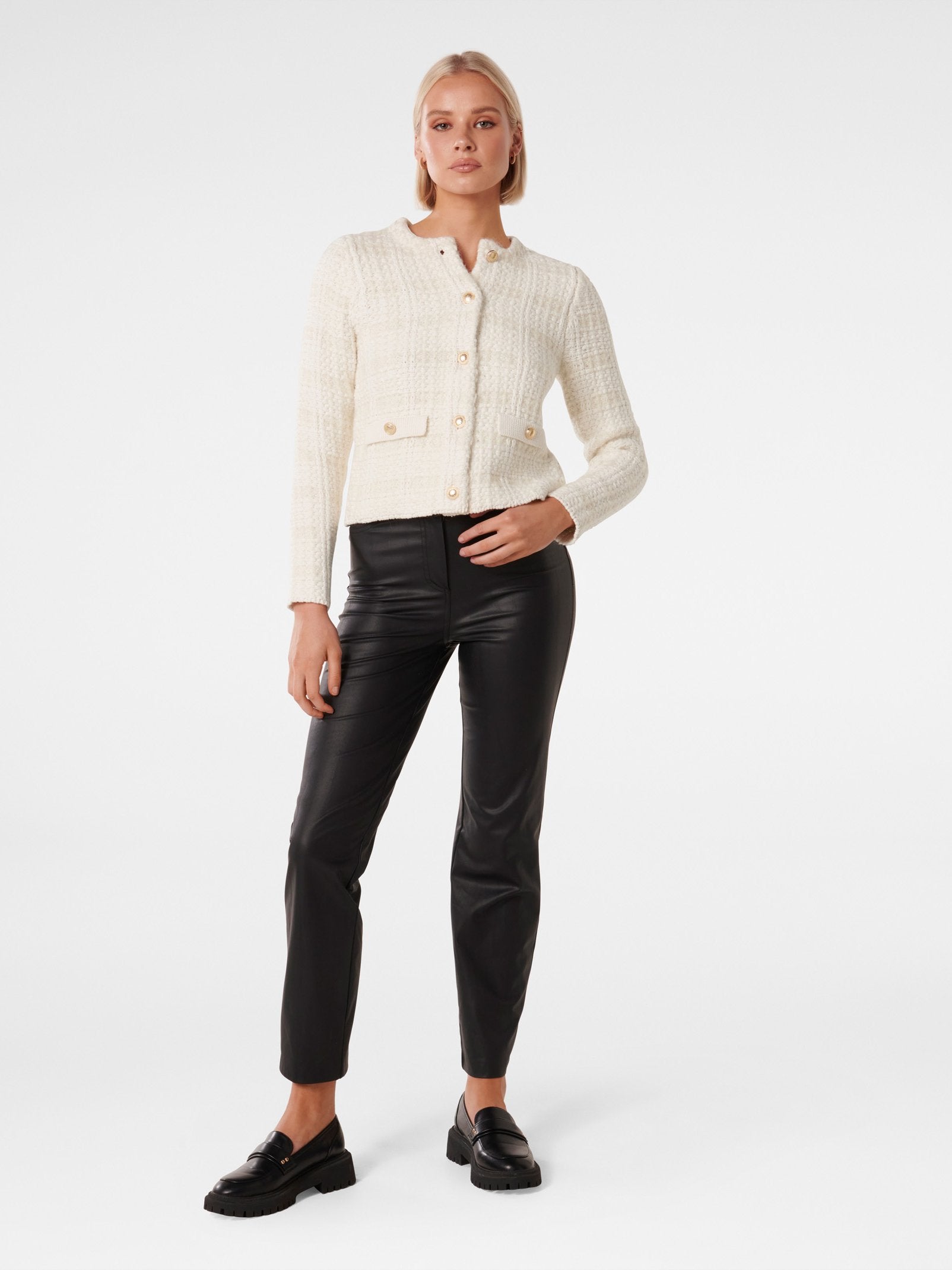 Amy Textured Knit Cardigan