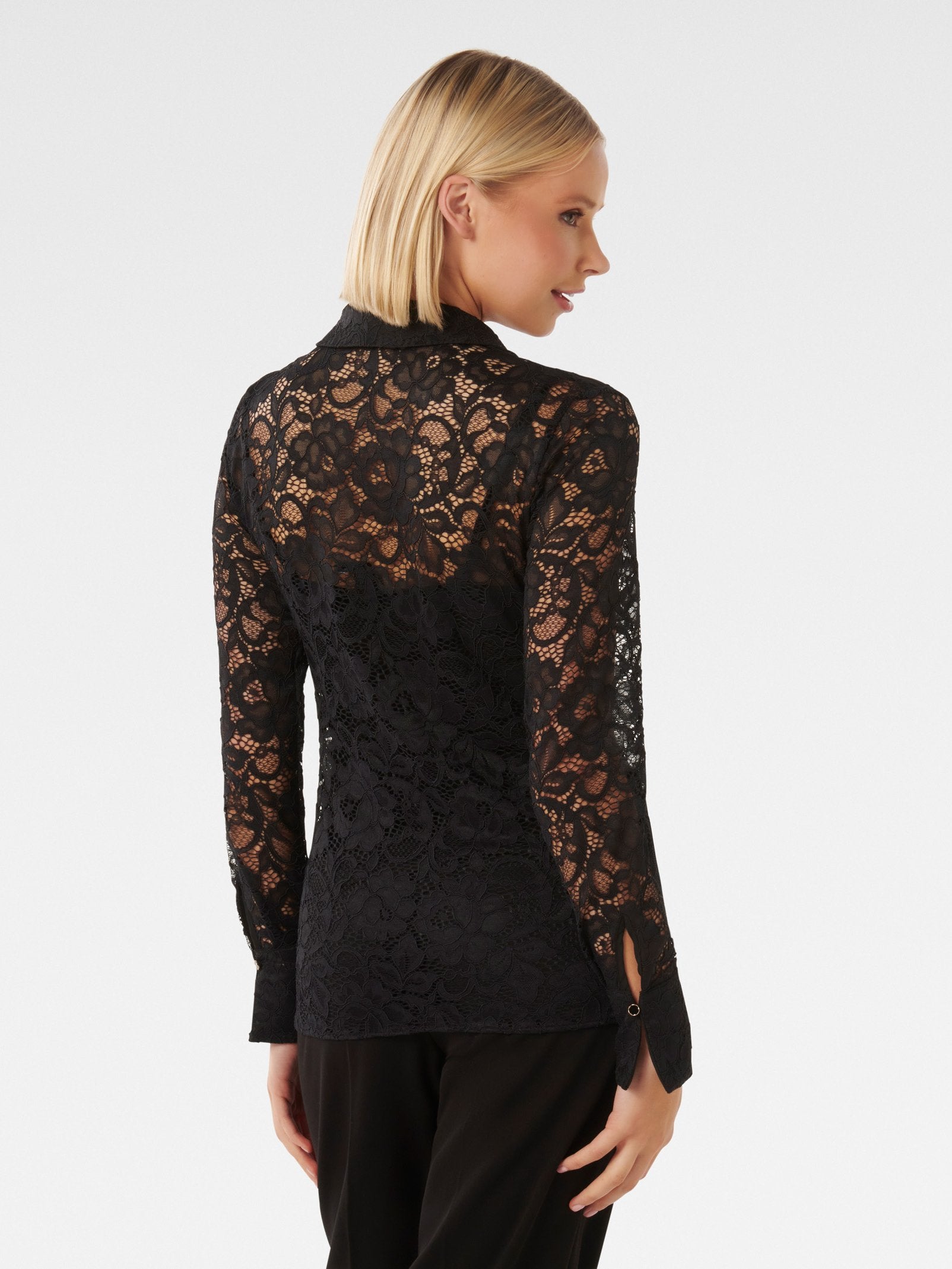 Ita Lace Button Down Shirt