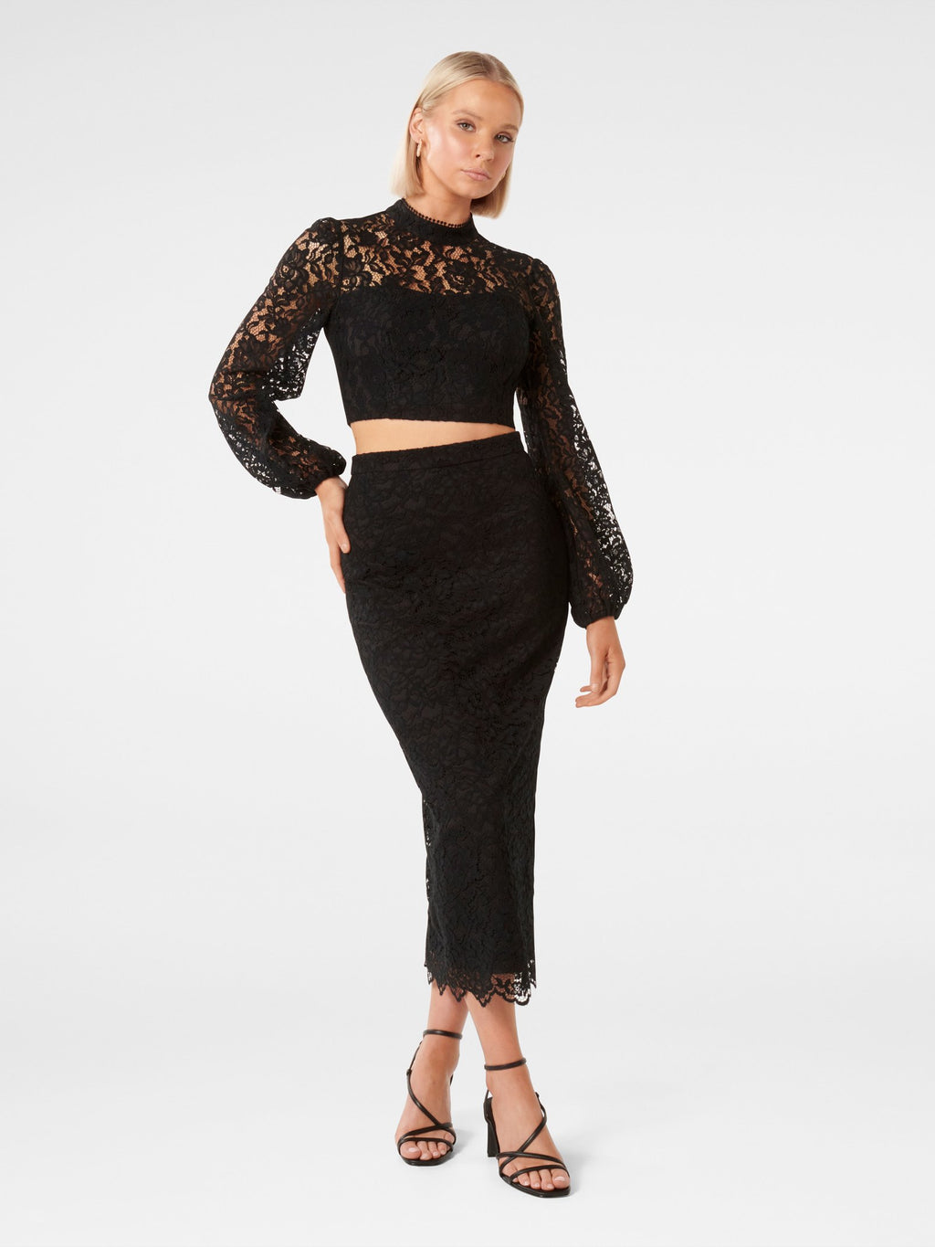 Everly Maxi Lace Skirt