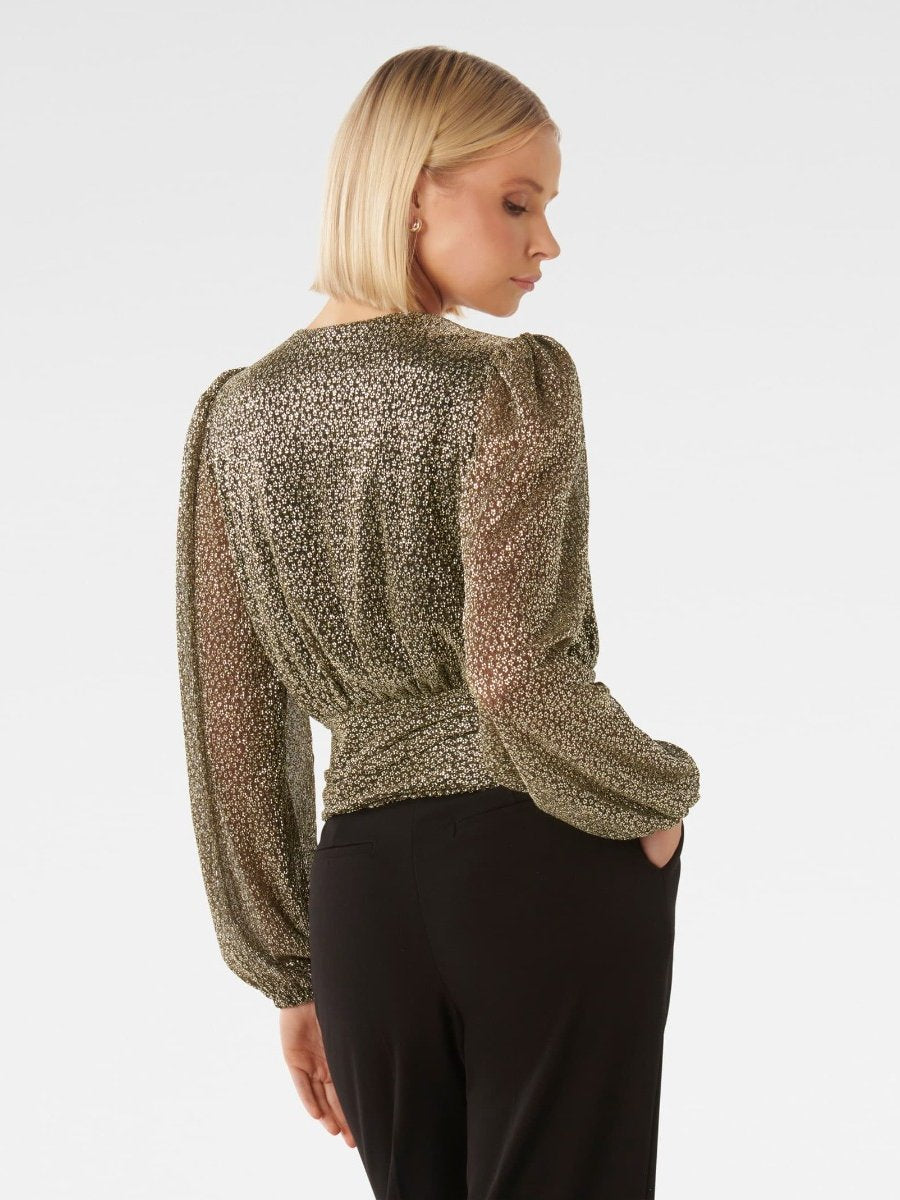 Swathi Tie Wrap Blouse