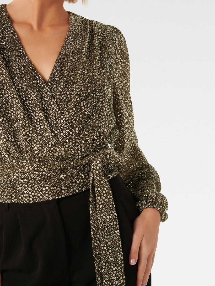 Swathi Tie Wrap Blouse