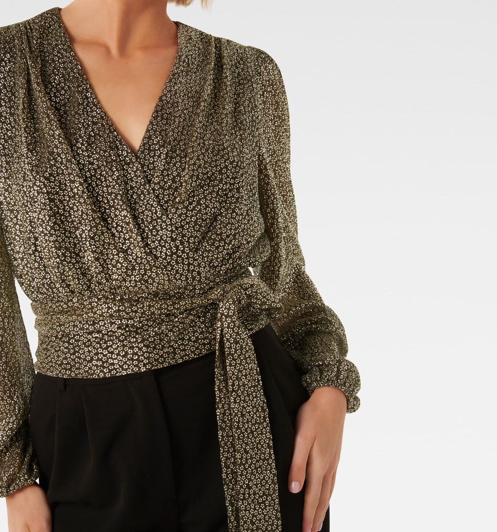 Swathi Tie Wrap Blouse