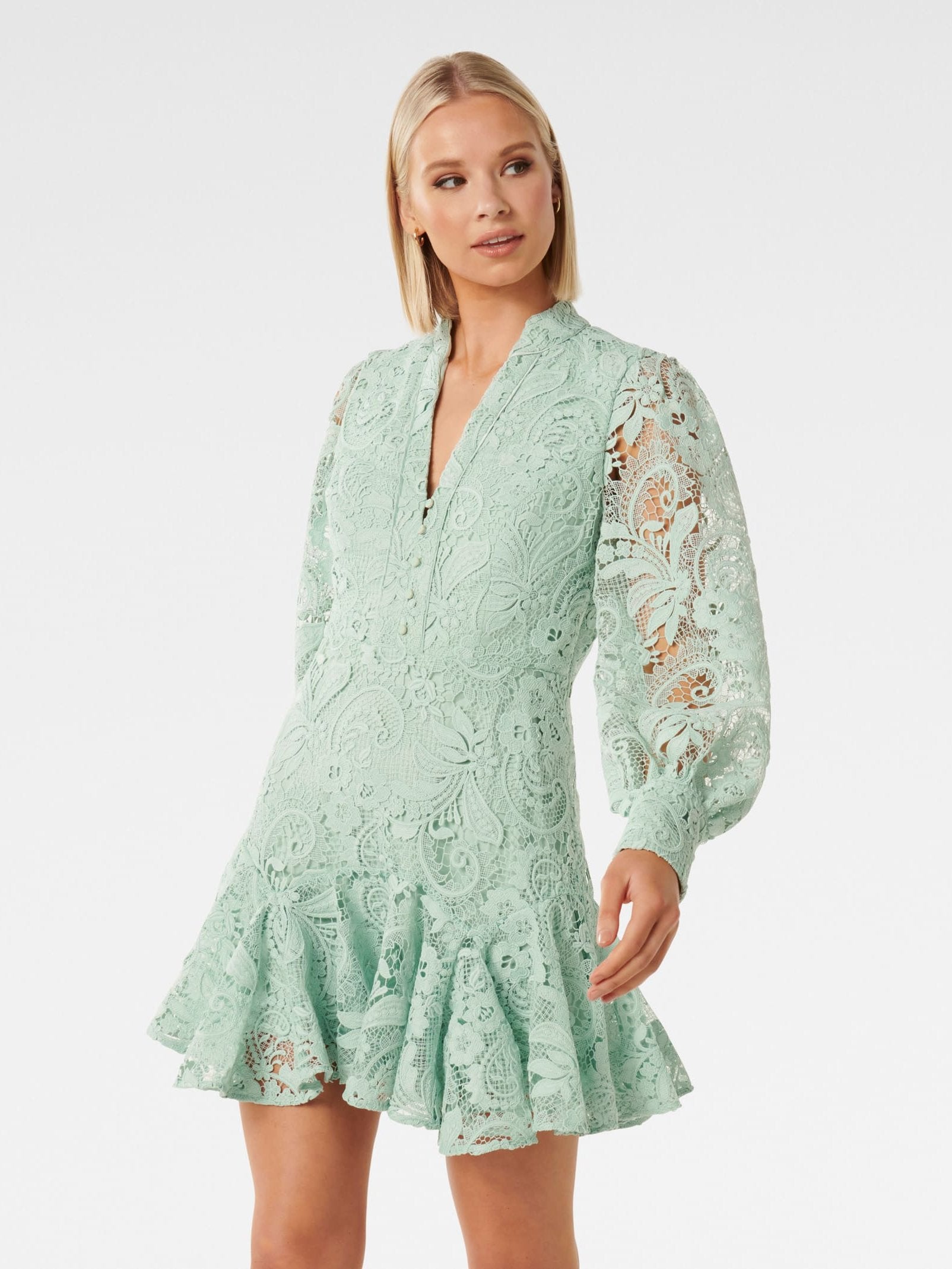  Iris Lace Mini Dress