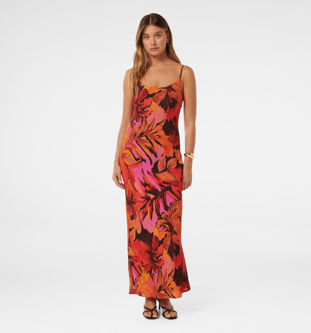 Valentina Strappy Slip Maxi Dress