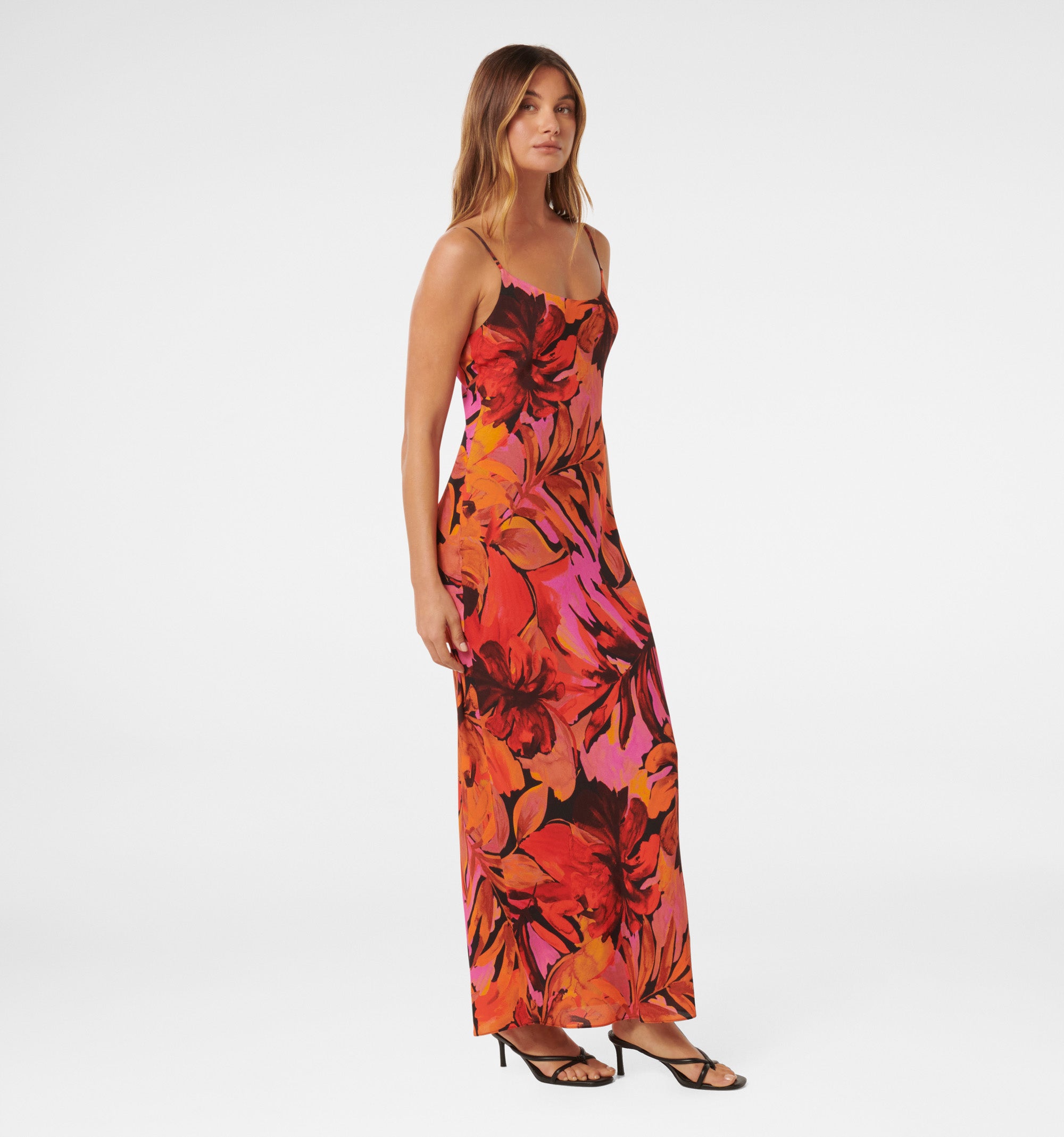Valentina Strappy Slip Maxi Dress