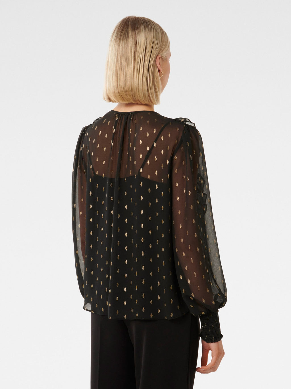  Sonya Foil Blouse