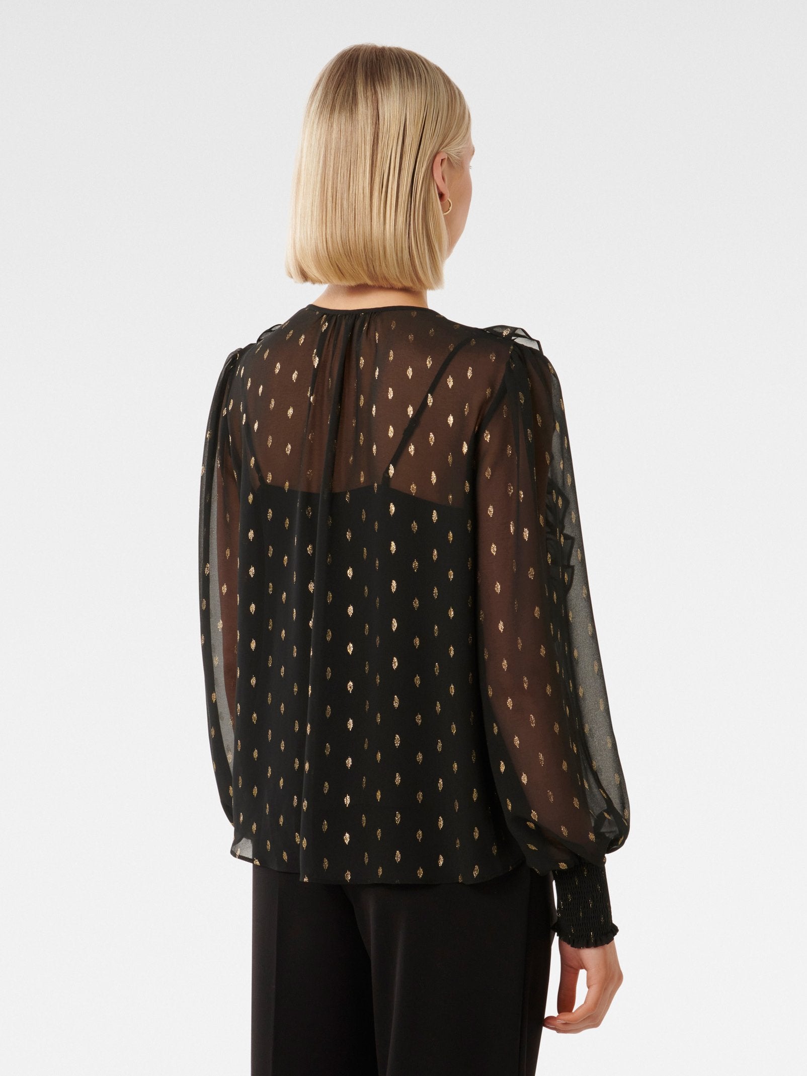  Sonya Foil Blouse