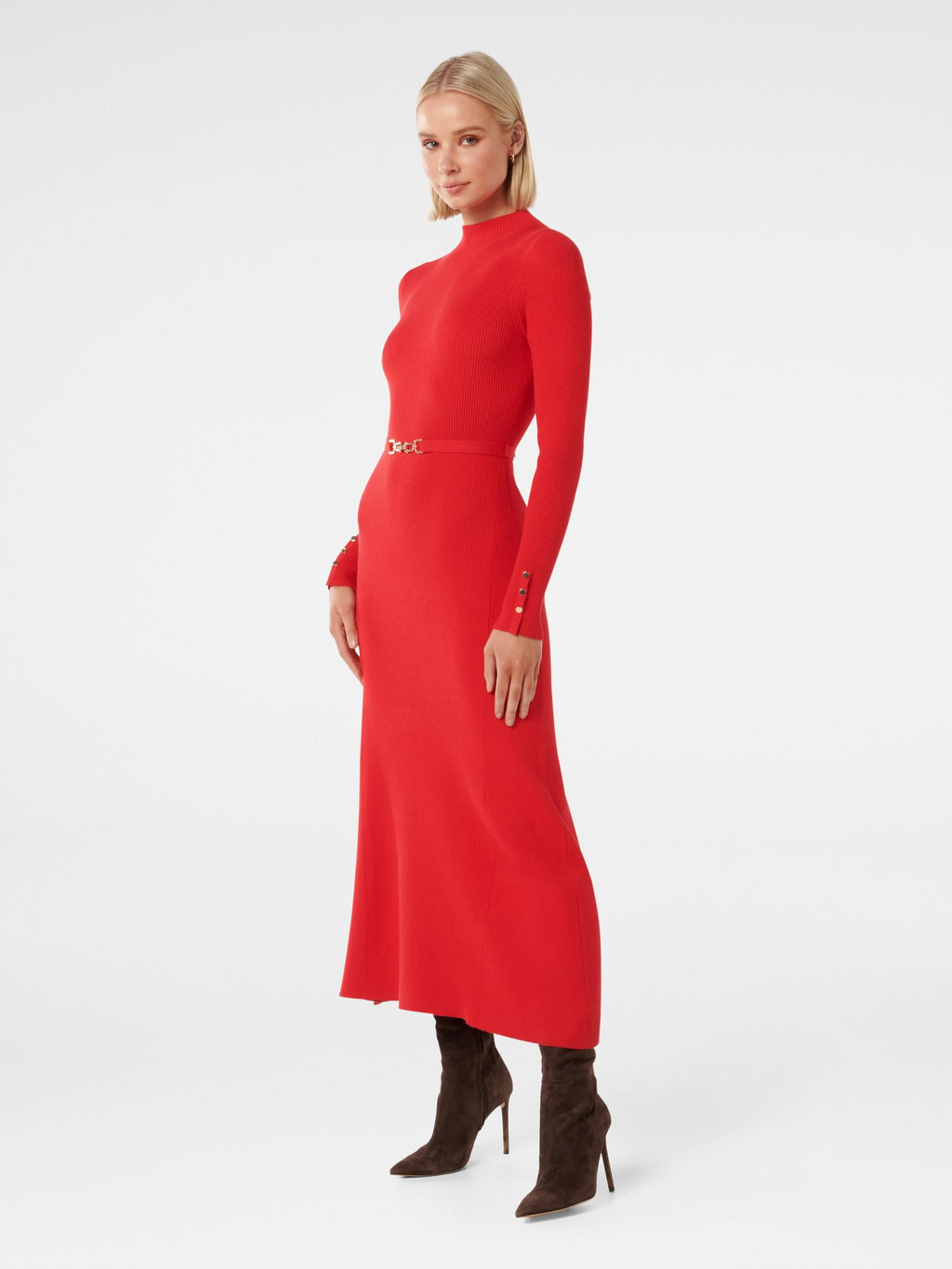 Brielle Fit and Flare Midi Dress