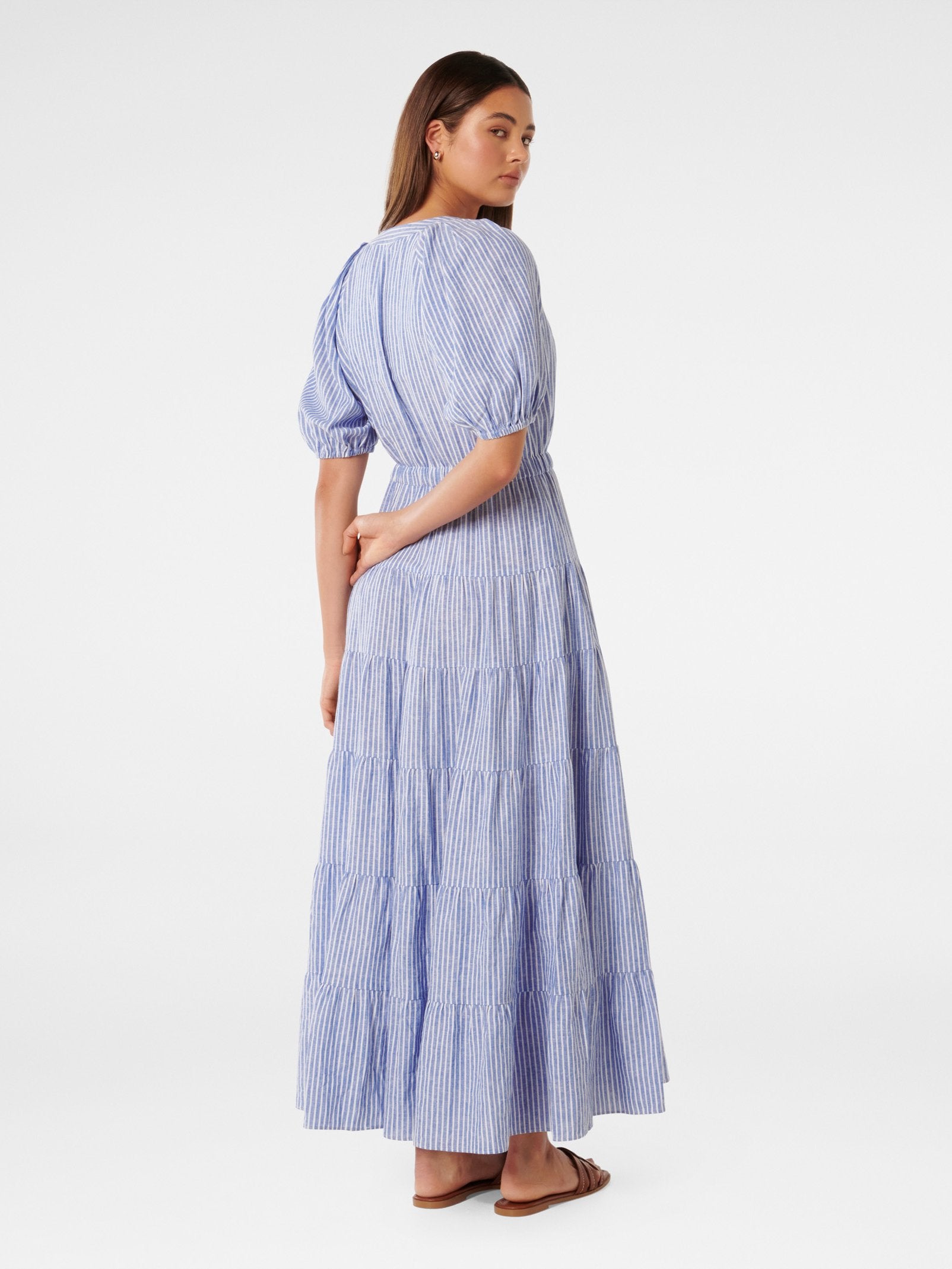  Gabbie Tiered Midi Dress