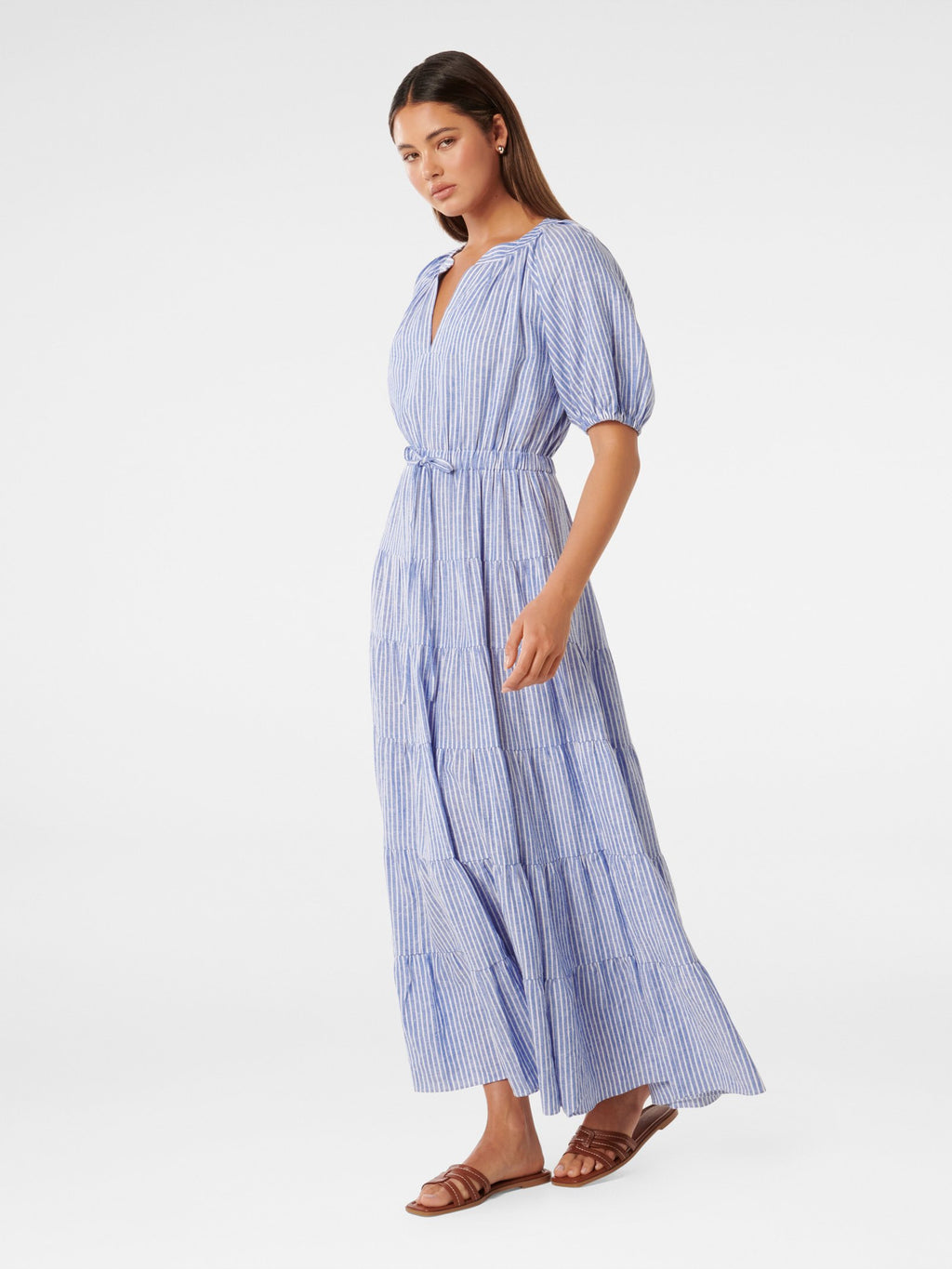  Gabbie Tiered Midi Dress