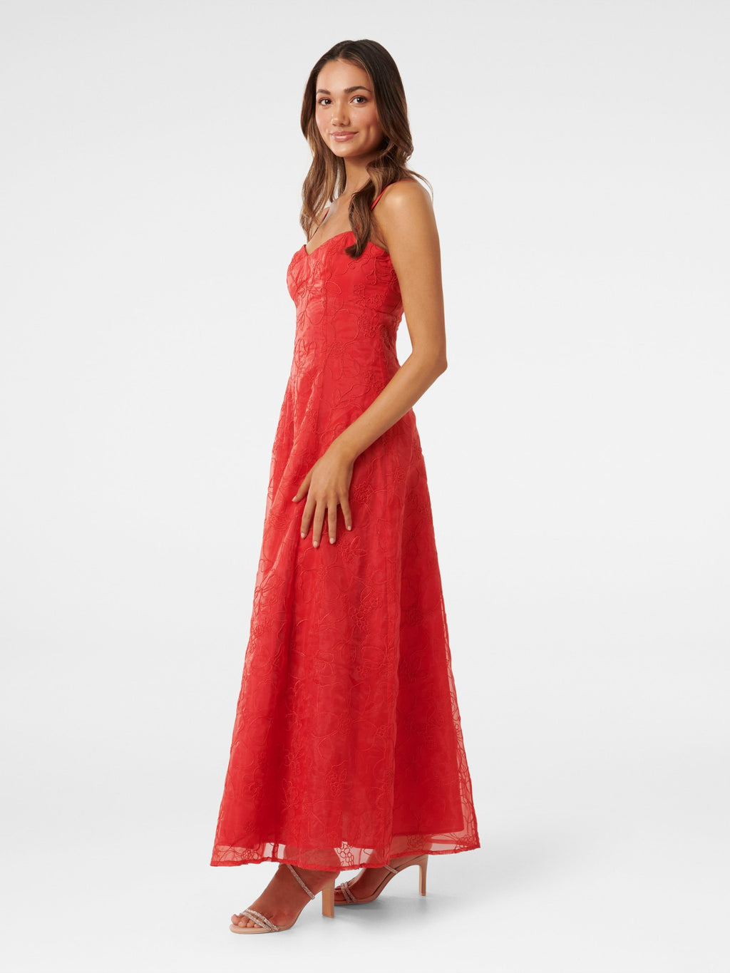  Vayda Petite Embroidered Midi Dress