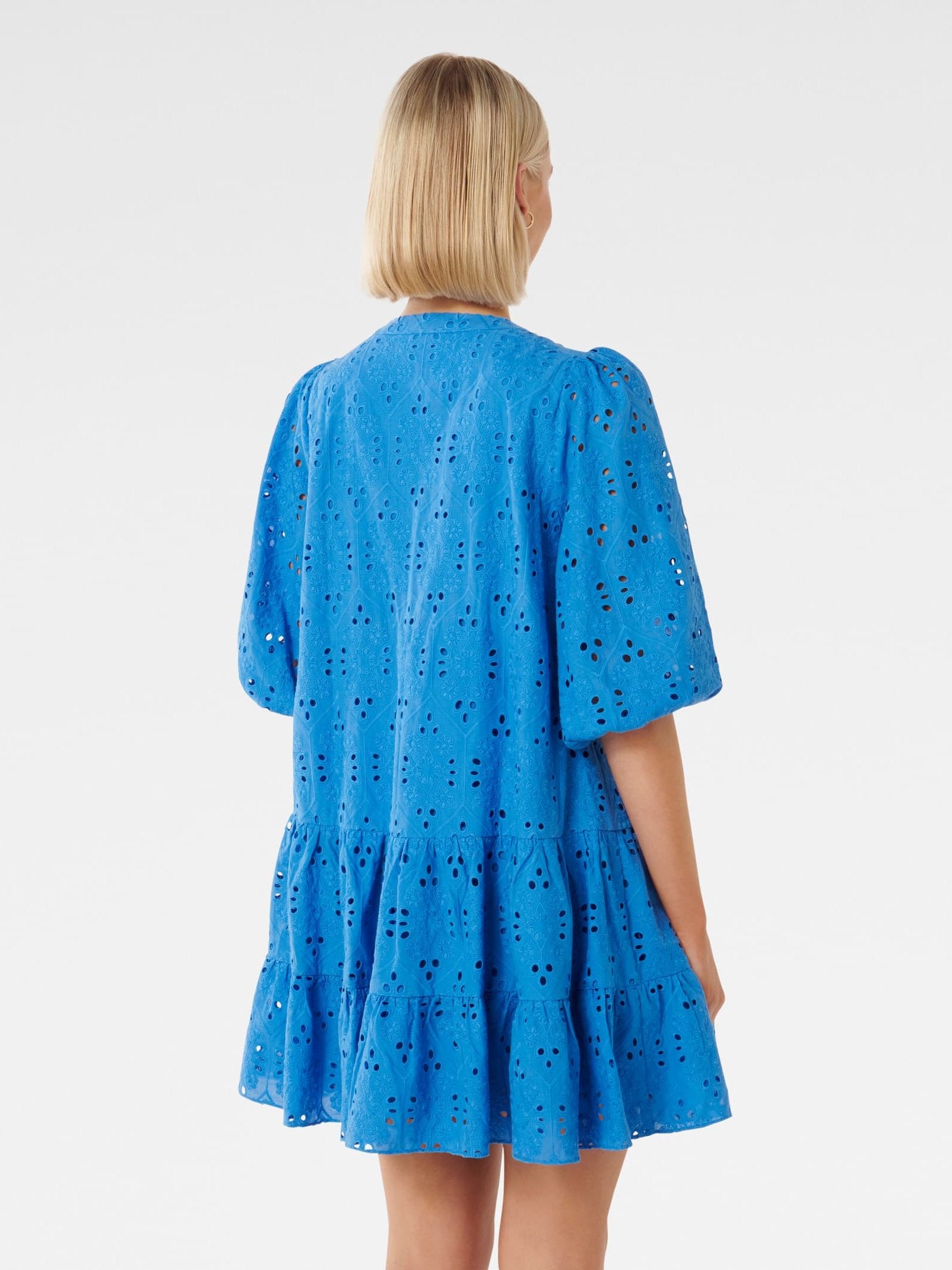  Palermo Broderie Smock Mini Dress