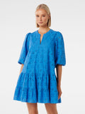 Palermo Broderie Smock Mini Dress