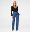Sandy Jacquard Ruffle Blouse