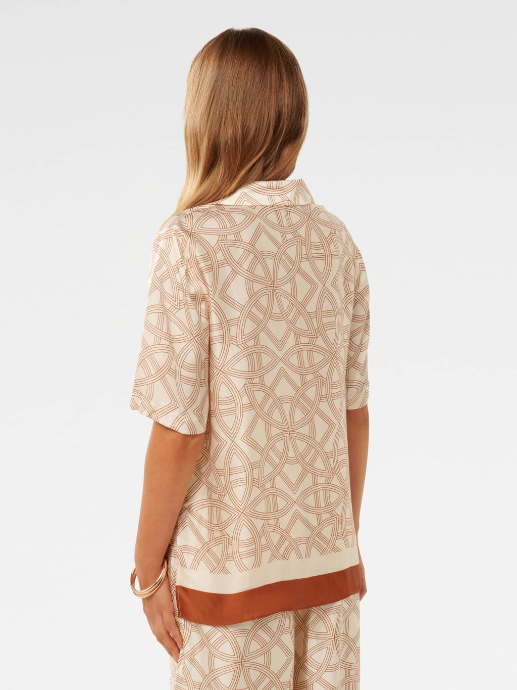  Becca Border Print Shirt