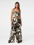  Ebony Wide Leg Linen Pant