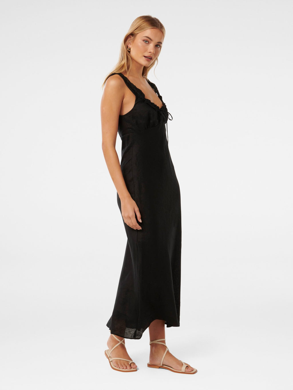  Etta Bow Tie Midi Dress
