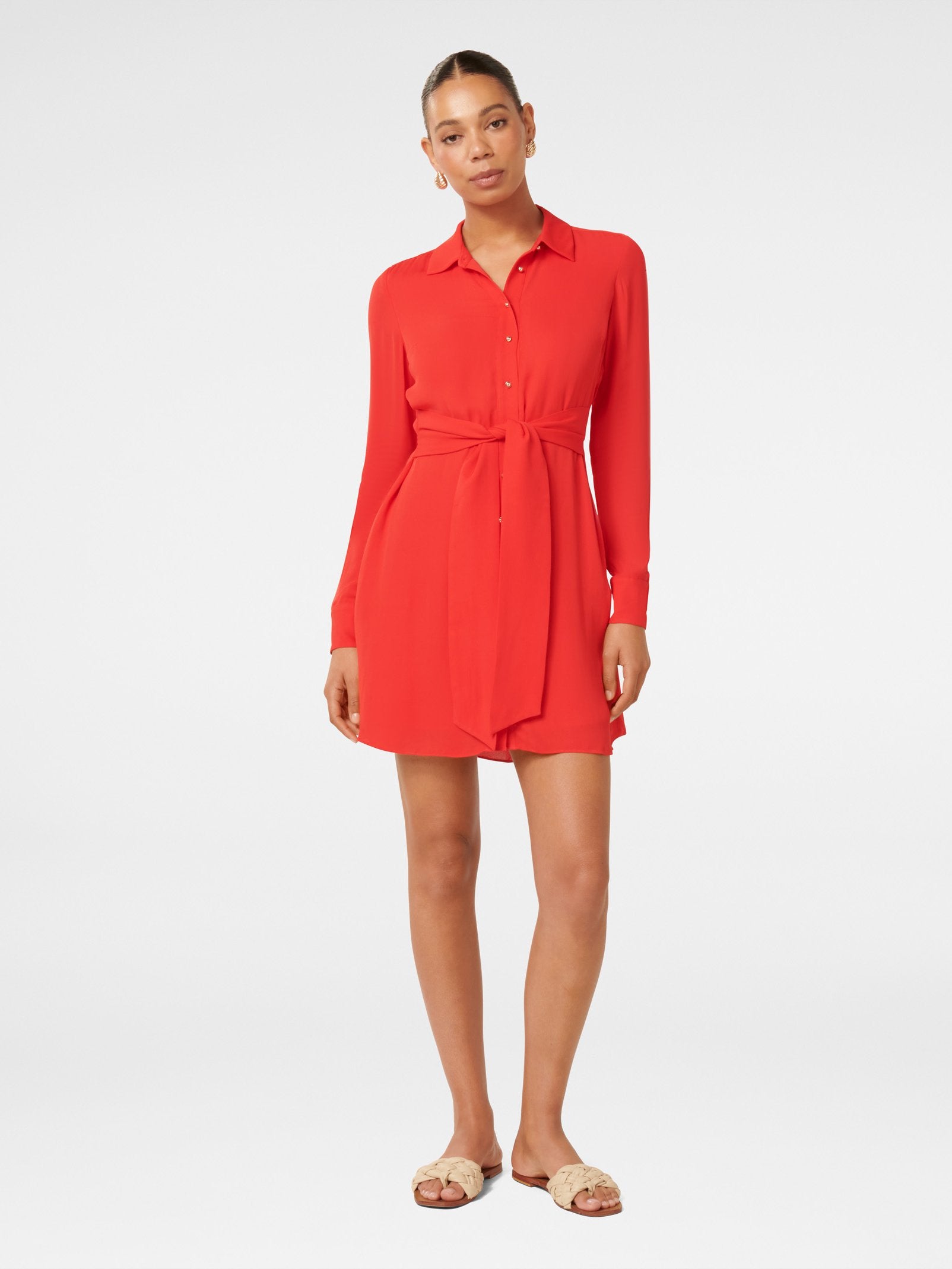  Sherri Mini Shirt Dress