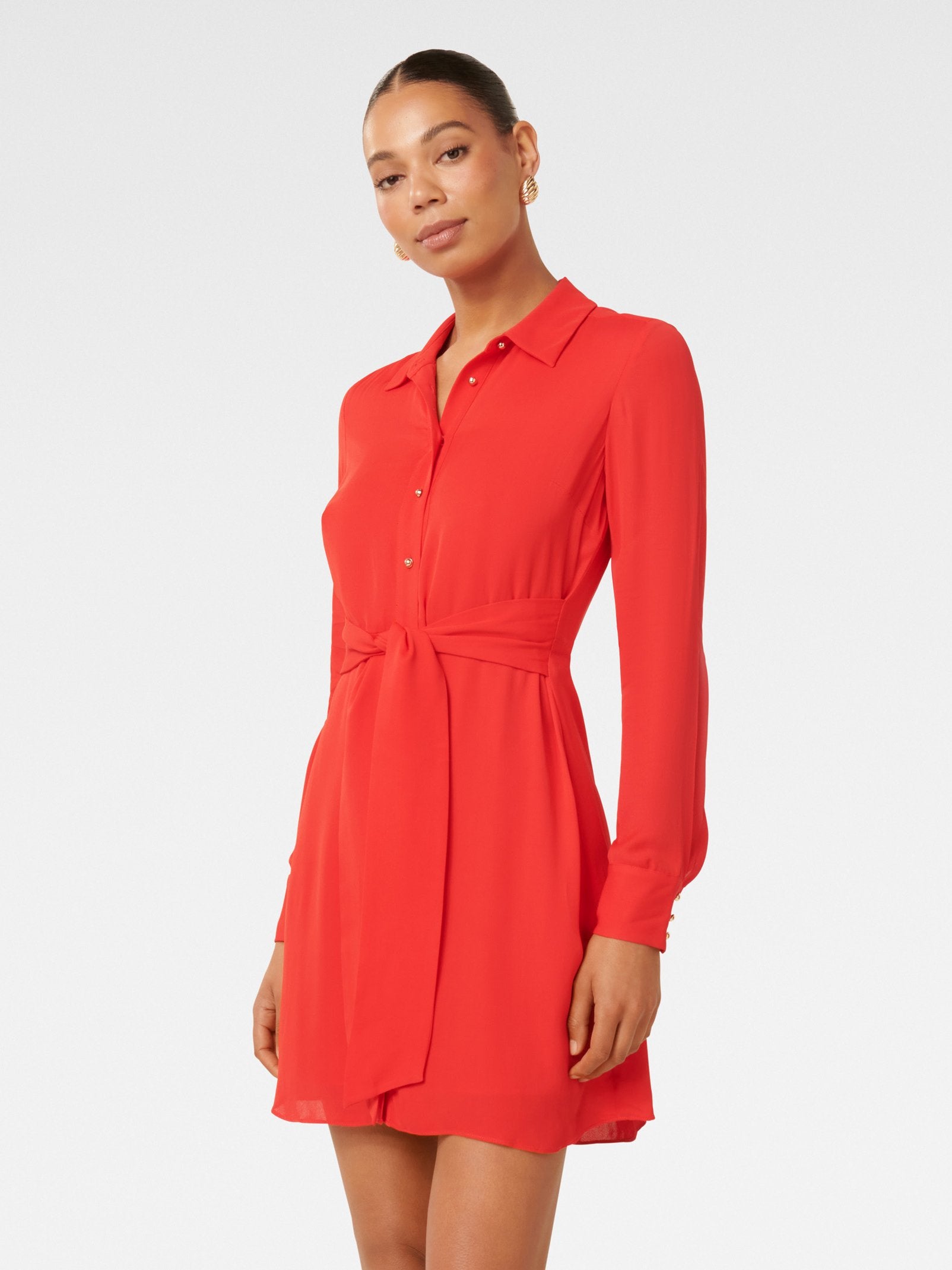  Sherri Mini Shirt Dress