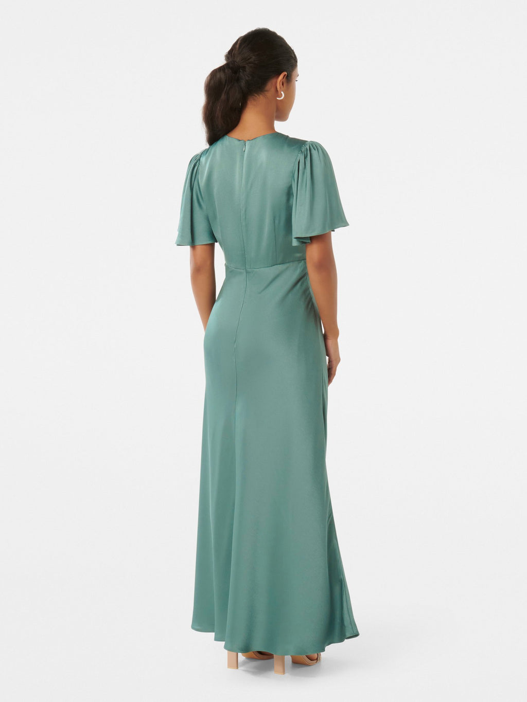  Chelsea Petite Flutter Sleeve Maxi Dress