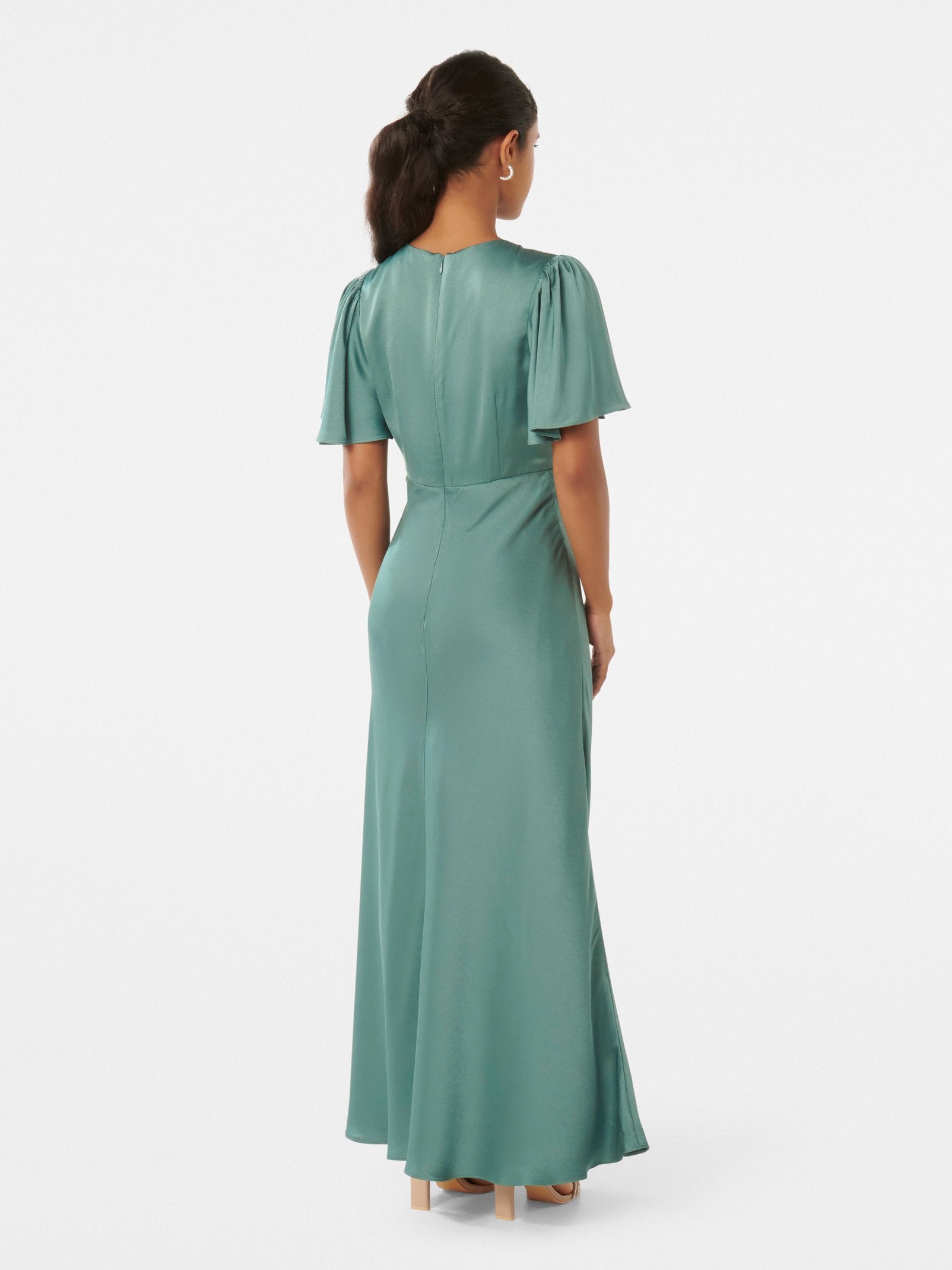  Chelsea Petite Flutter Sleeve Maxi Dress