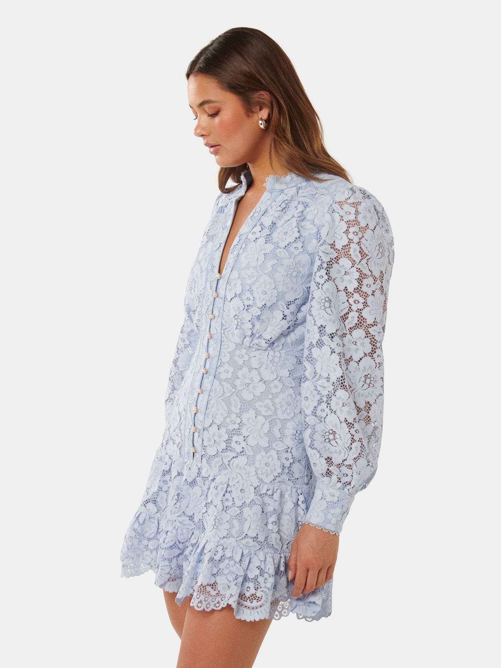  Evie Lace Mini Dress