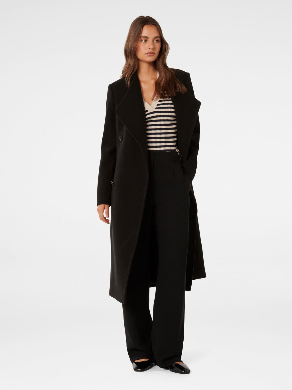  Ari Funnel Neck Coat