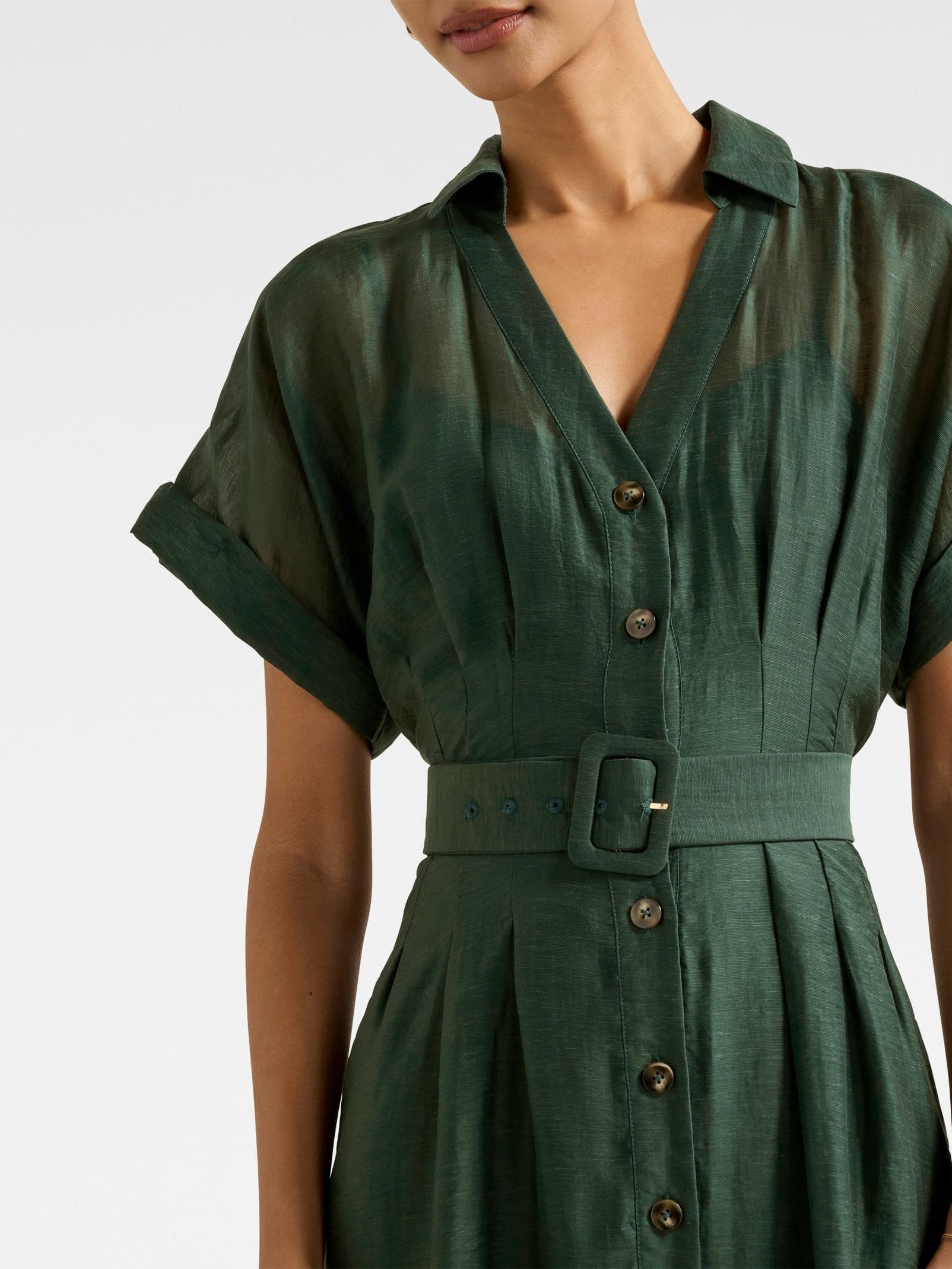 Judith Petite Shirt Maxi Dress