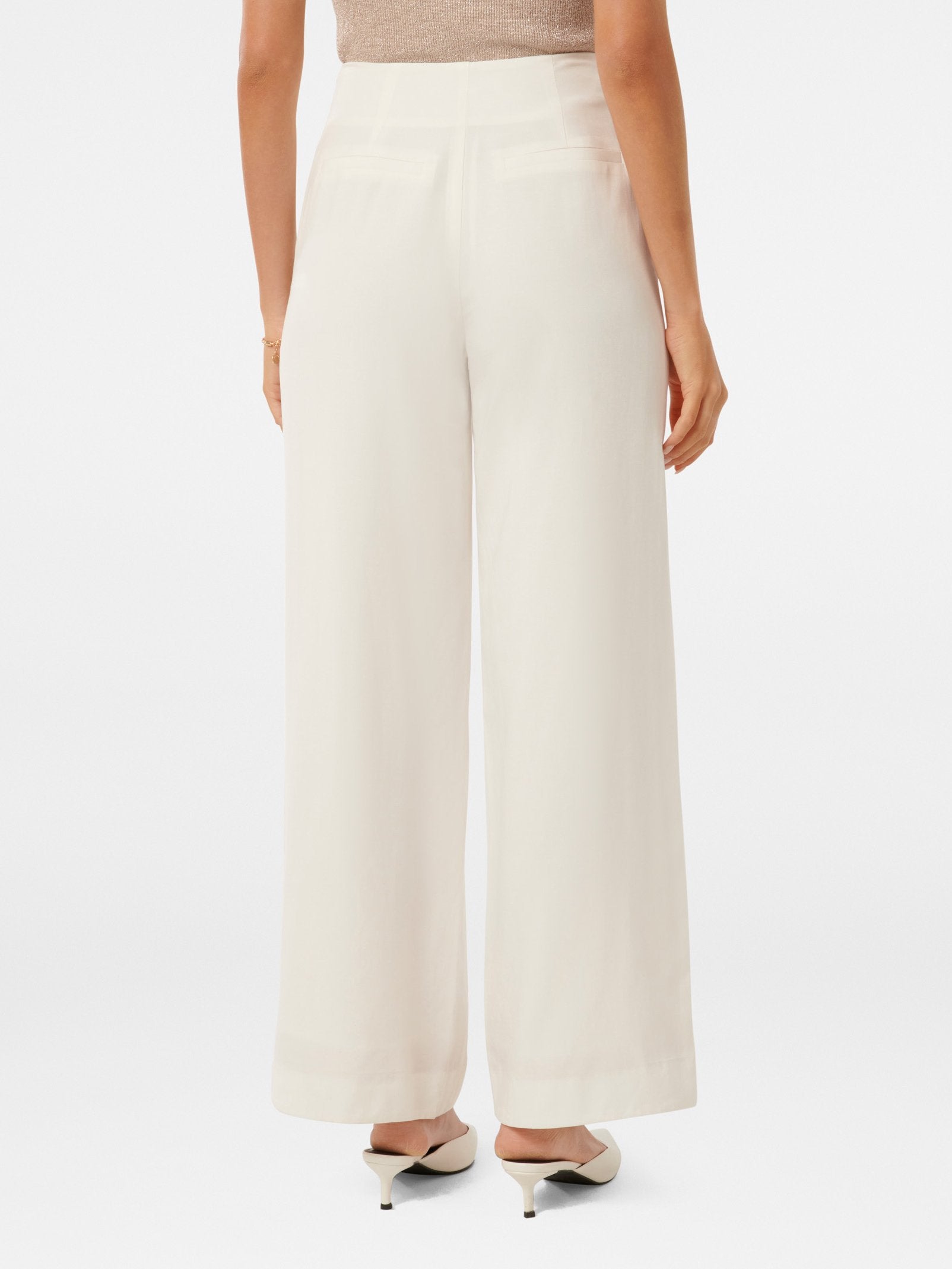  Mona Linen Wide Leg Pant