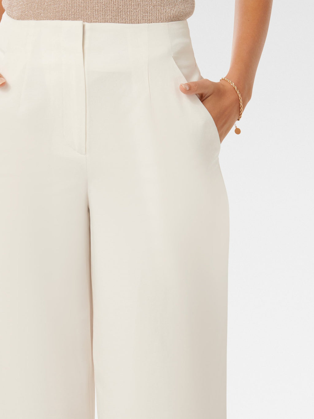  Mona Linen Wide Leg Pant