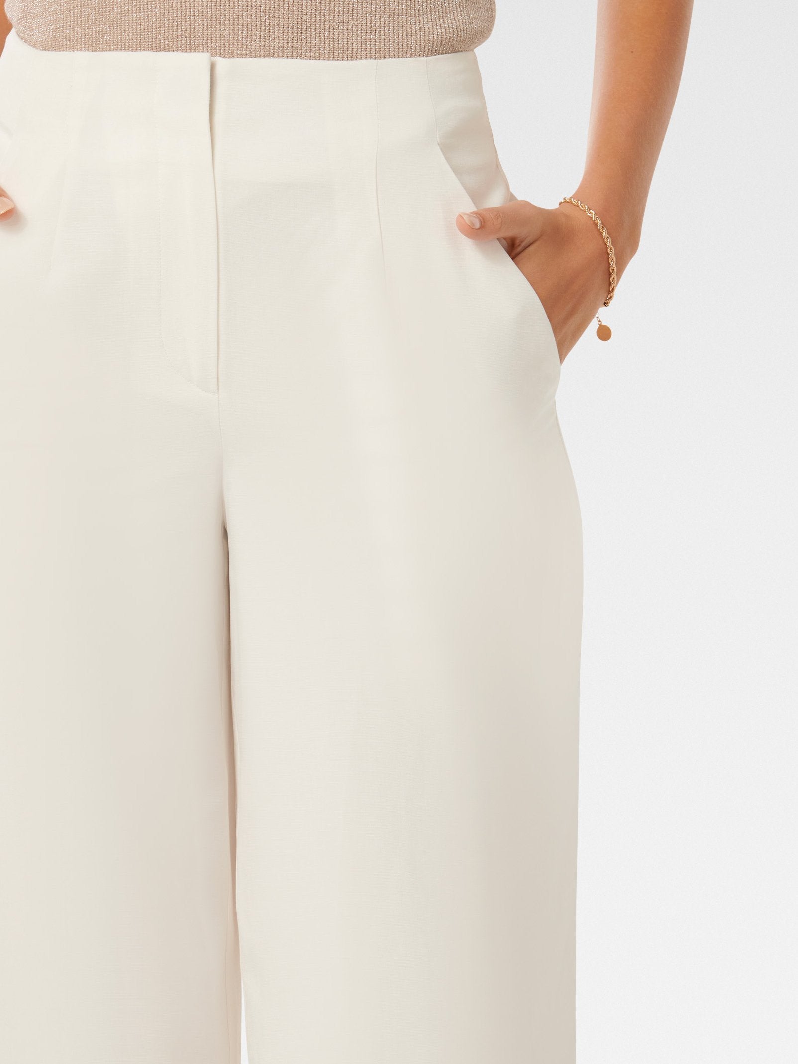  Mona Linen Wide Leg Pant