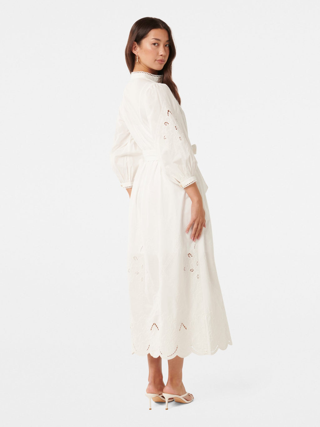  Aisha Broderie Midi Dress