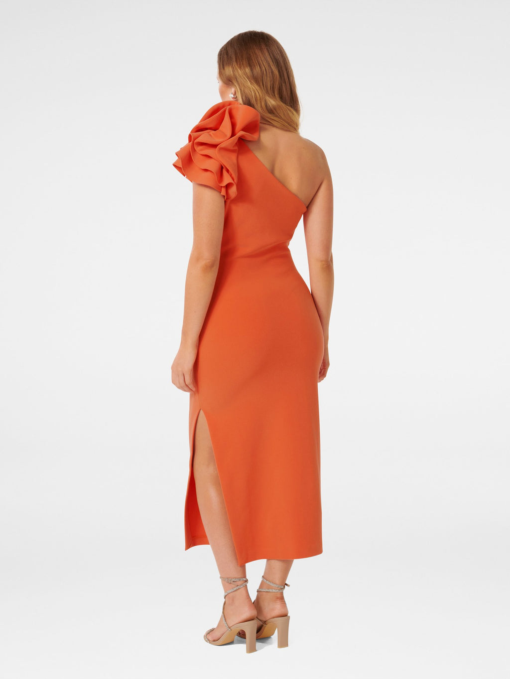  Celeste Petite Ruffle Bodycon Dress
