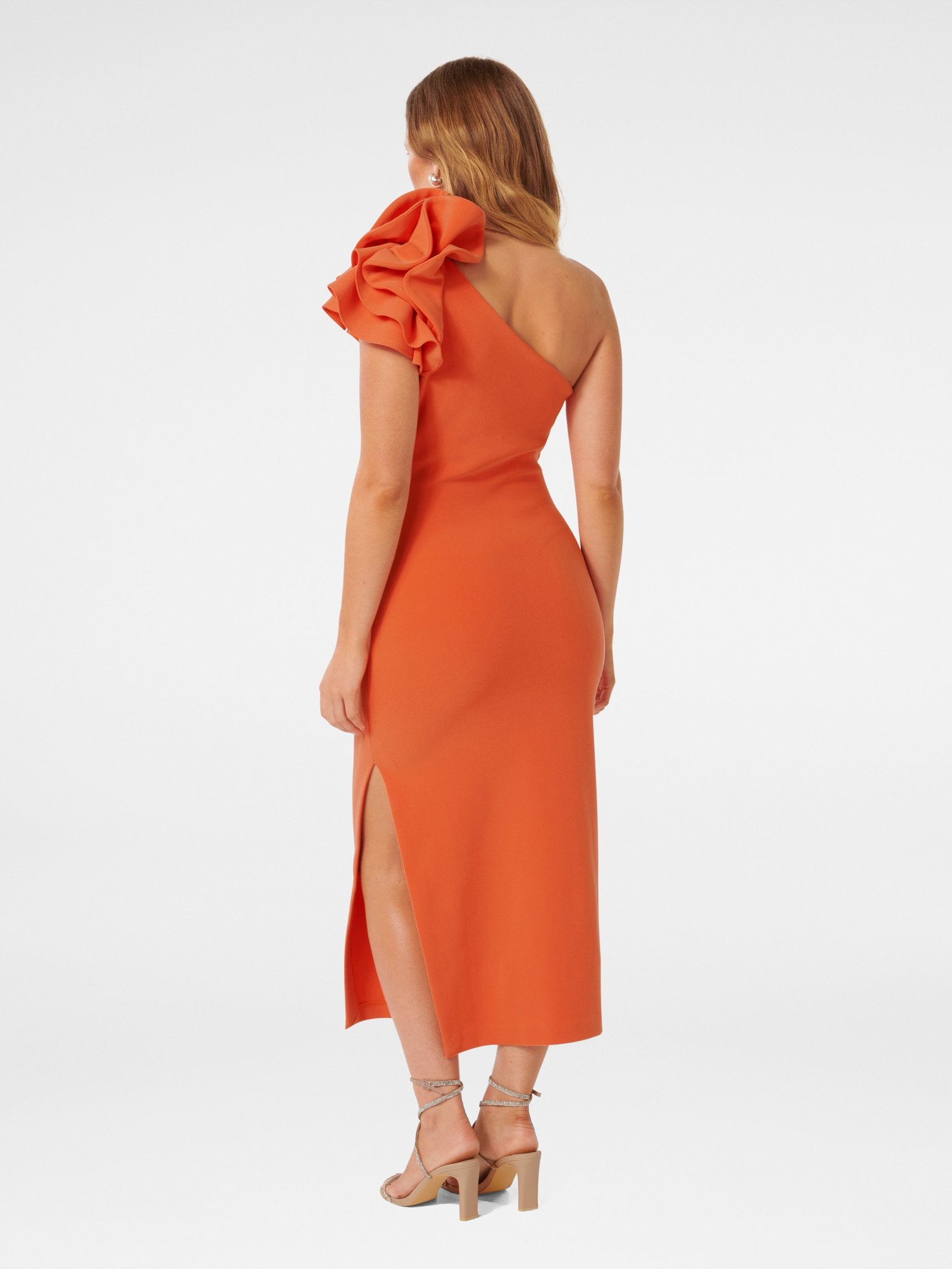  Celeste Petite Ruffle Bodycon Dress