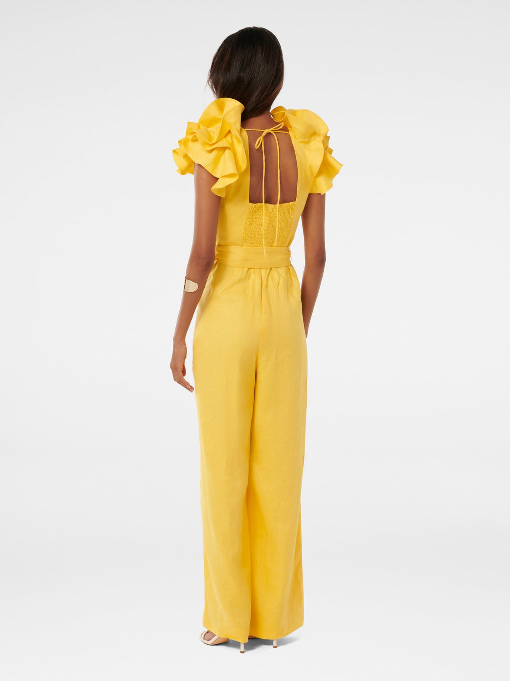  Macey Petite Ruffle Sleeve Jumpsuit
