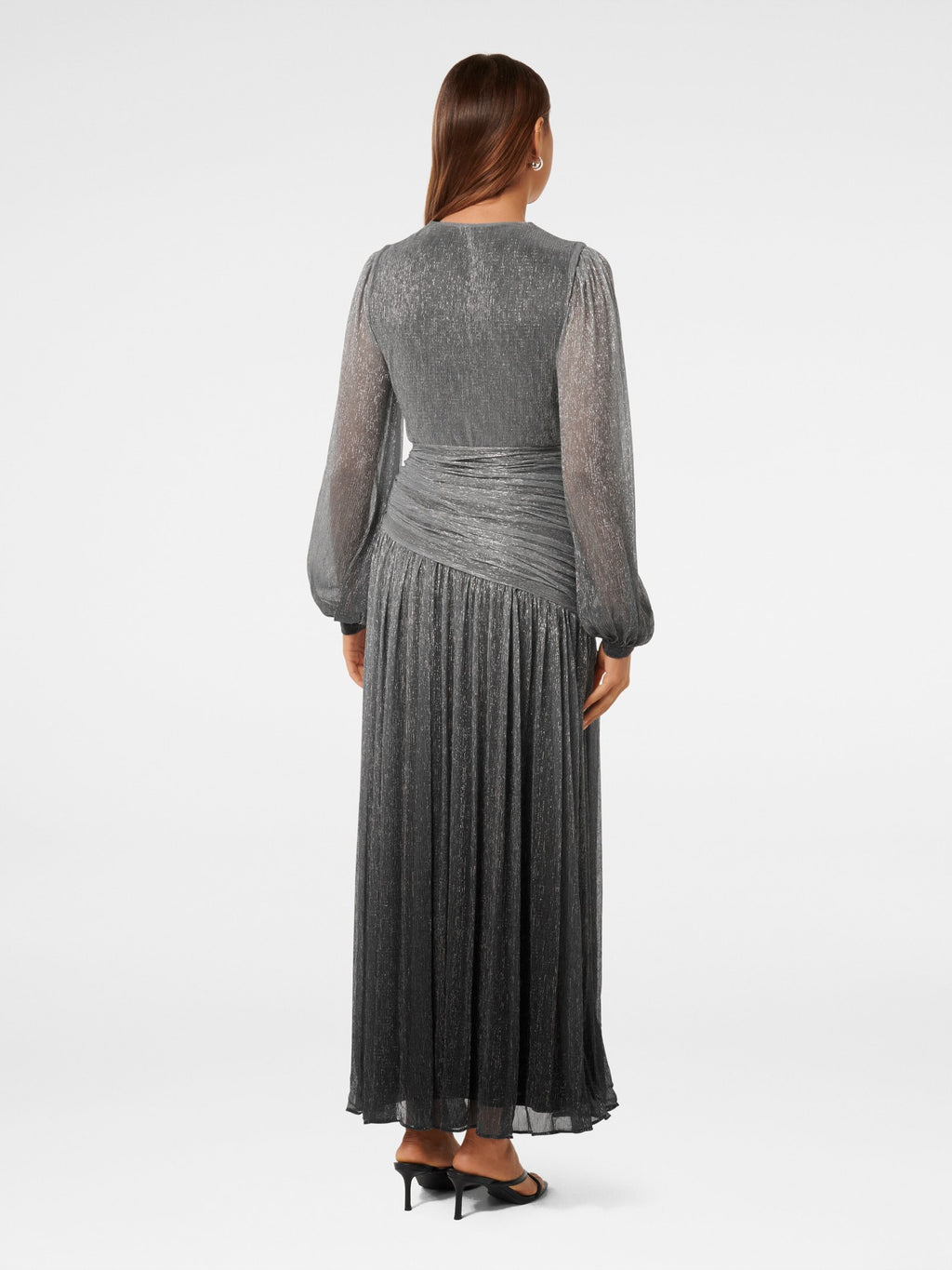  Viv Ombre Plisse Maxi Dress