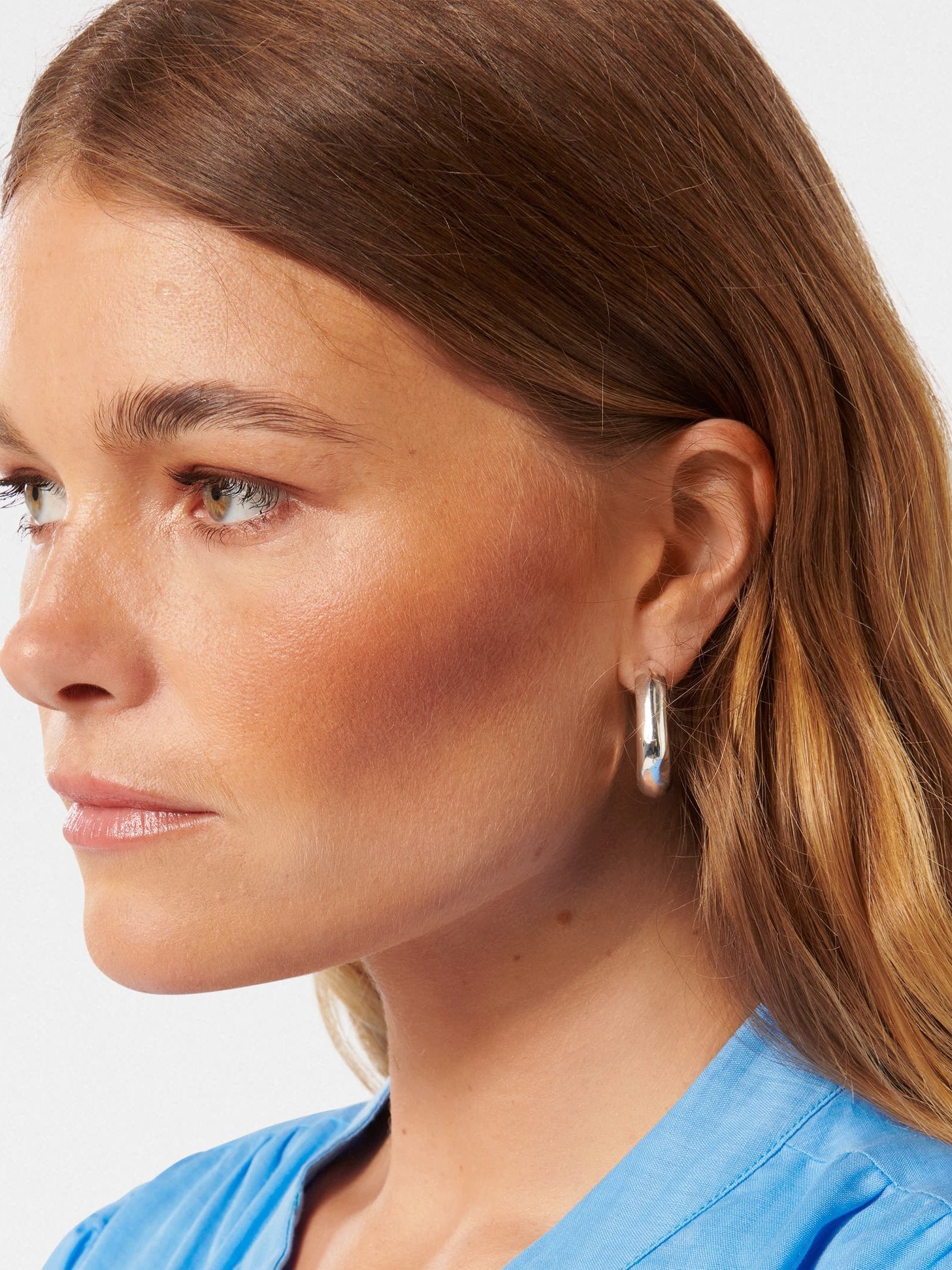  Signature Cally Chunky Hoop Earring