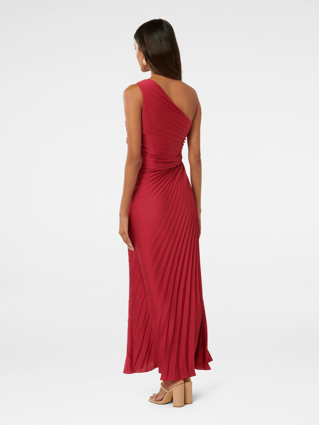  Paula Petite One Shoulder Maxi Dress
